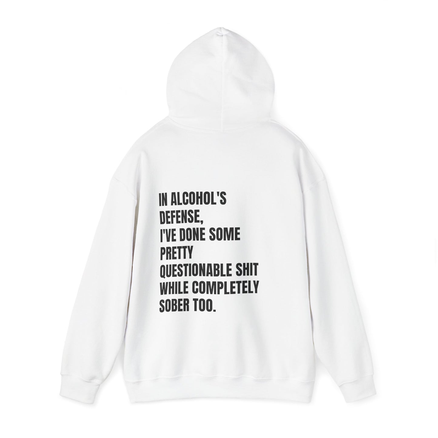 In Alcohol's Defense - Unisex Heavy Blend™ Hooded Sweatshirt