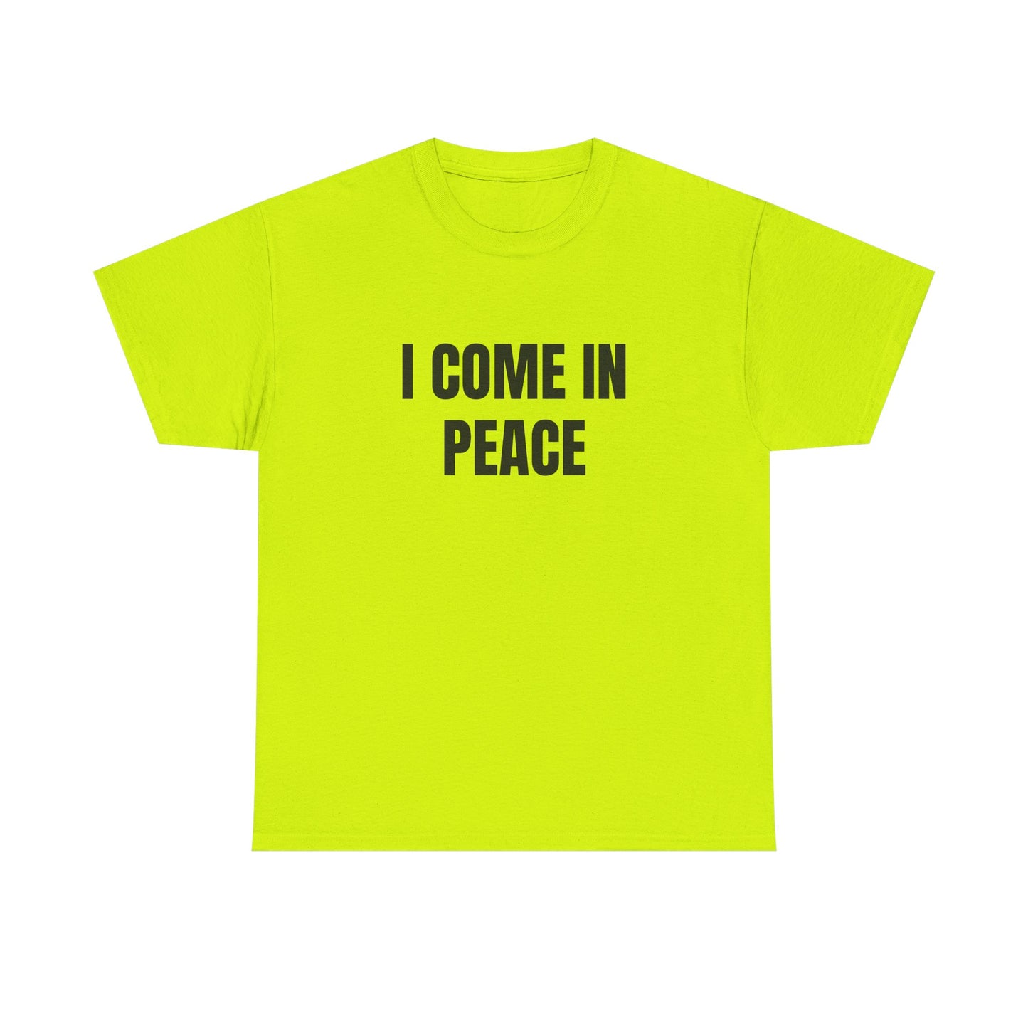 I Come In Peace - 1/2 HIS Graphic Unisex Heavy Cotton Tee