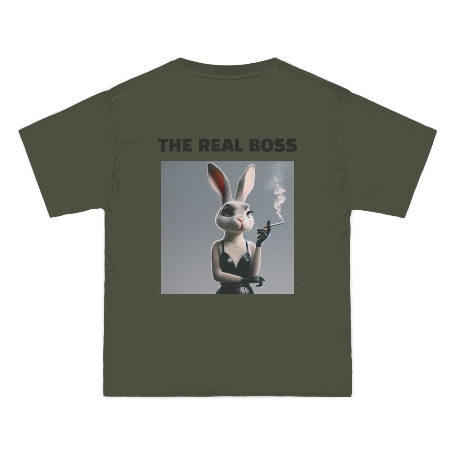 The REAL BOSS - Hers Graphic Unisex 2/2 Beefy-T®  Short-Sleeve T-Shirt