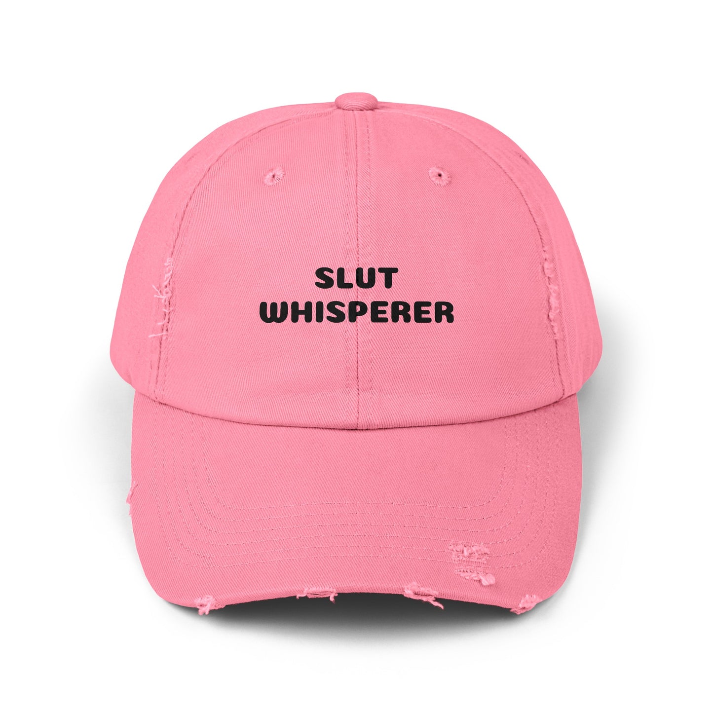 Slut Whisperer Graphic Unisex Distressed Cap