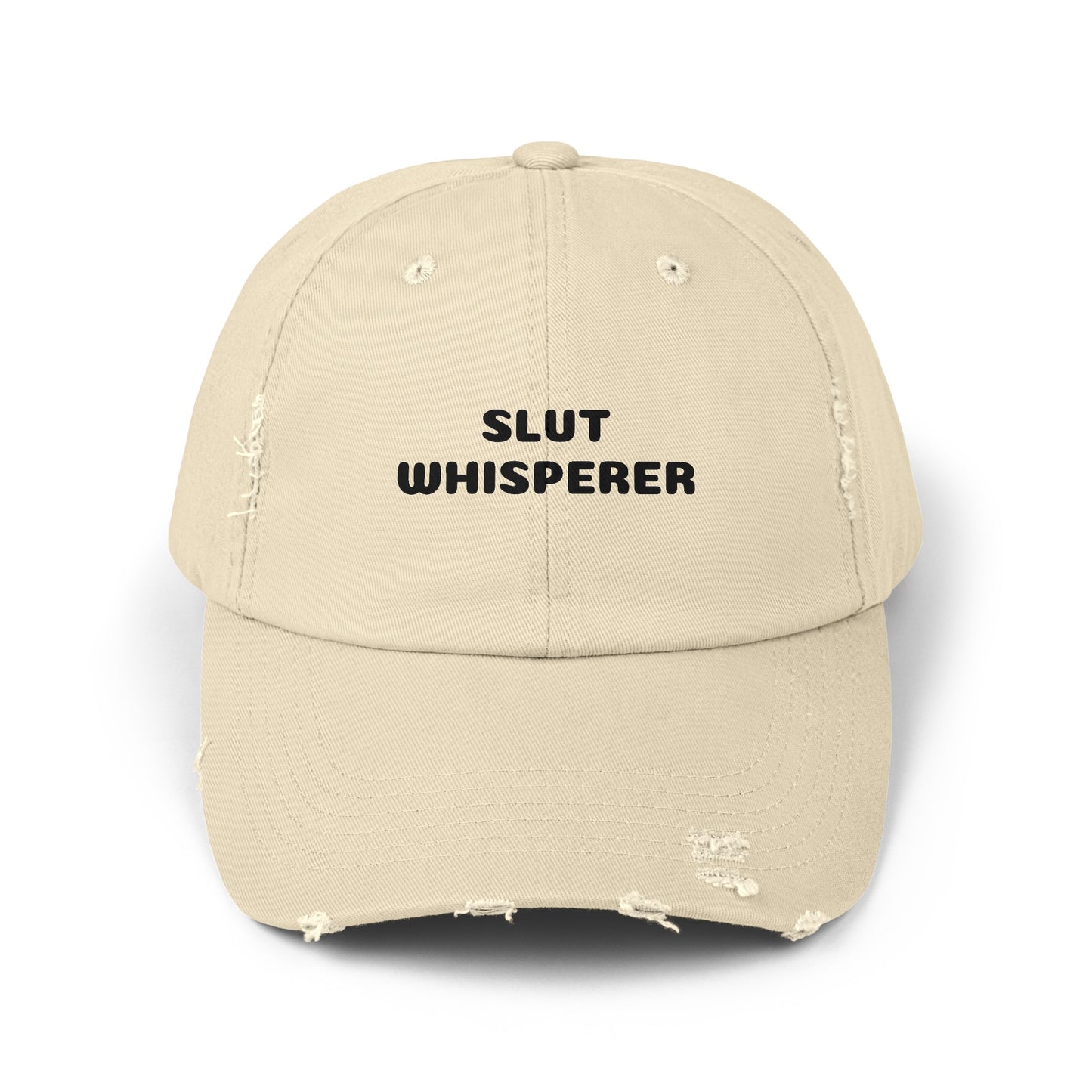 Slut Whisperer Graphic Unisex Distressed Cap