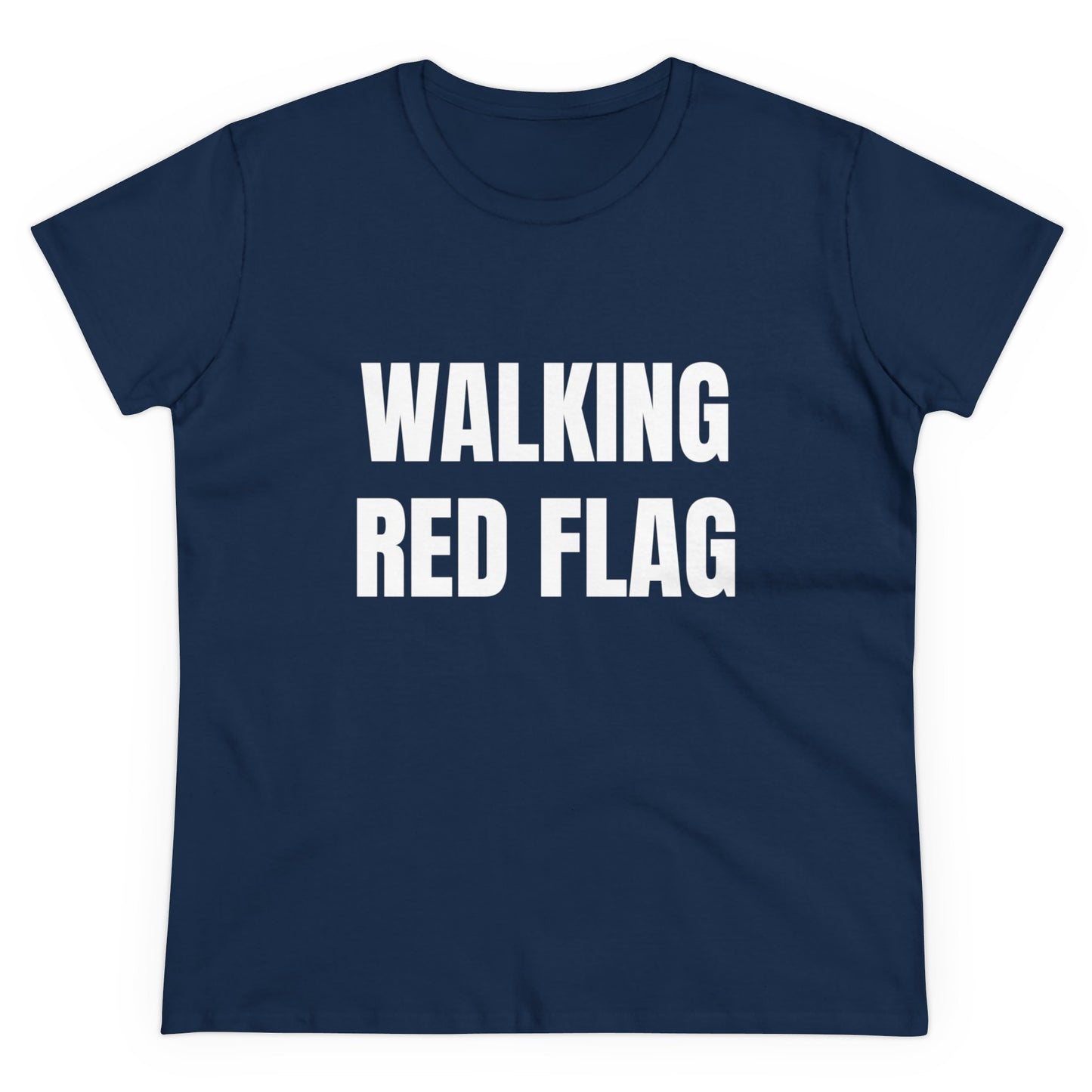 Walking Red Flag - Graphic Cotton Tee