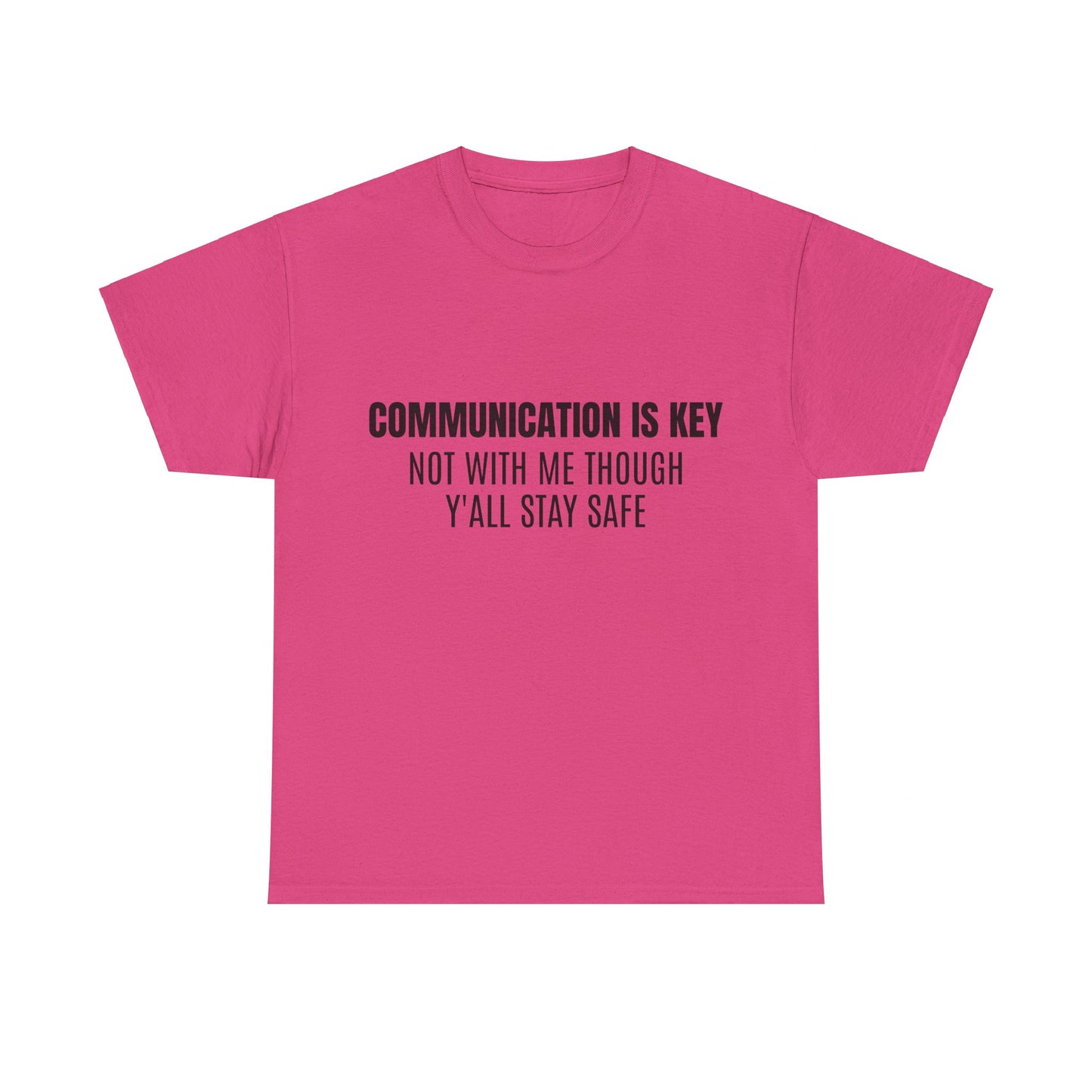 Communication Is Key Graphic Unisex Heavy Cotton Tee