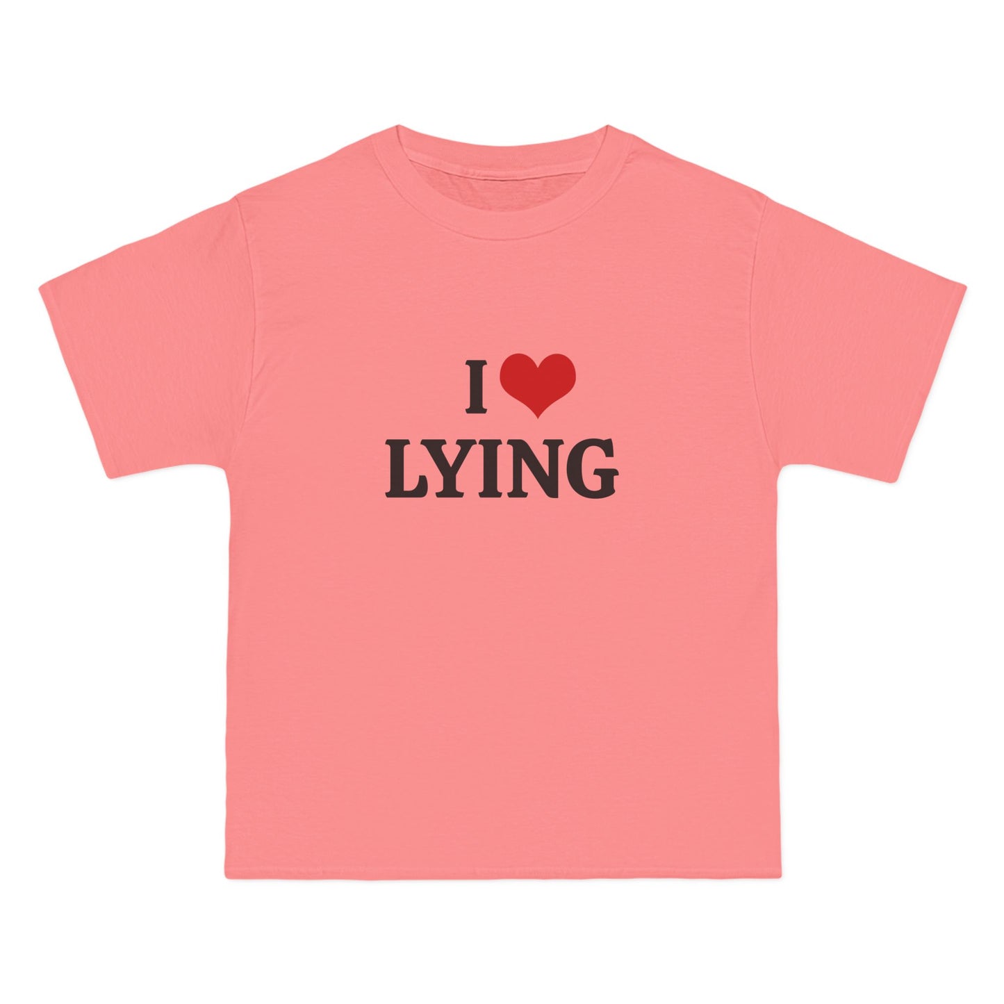 I Love Lying - Graphic Beefy-T®  Short-Sleeve T-Shirt