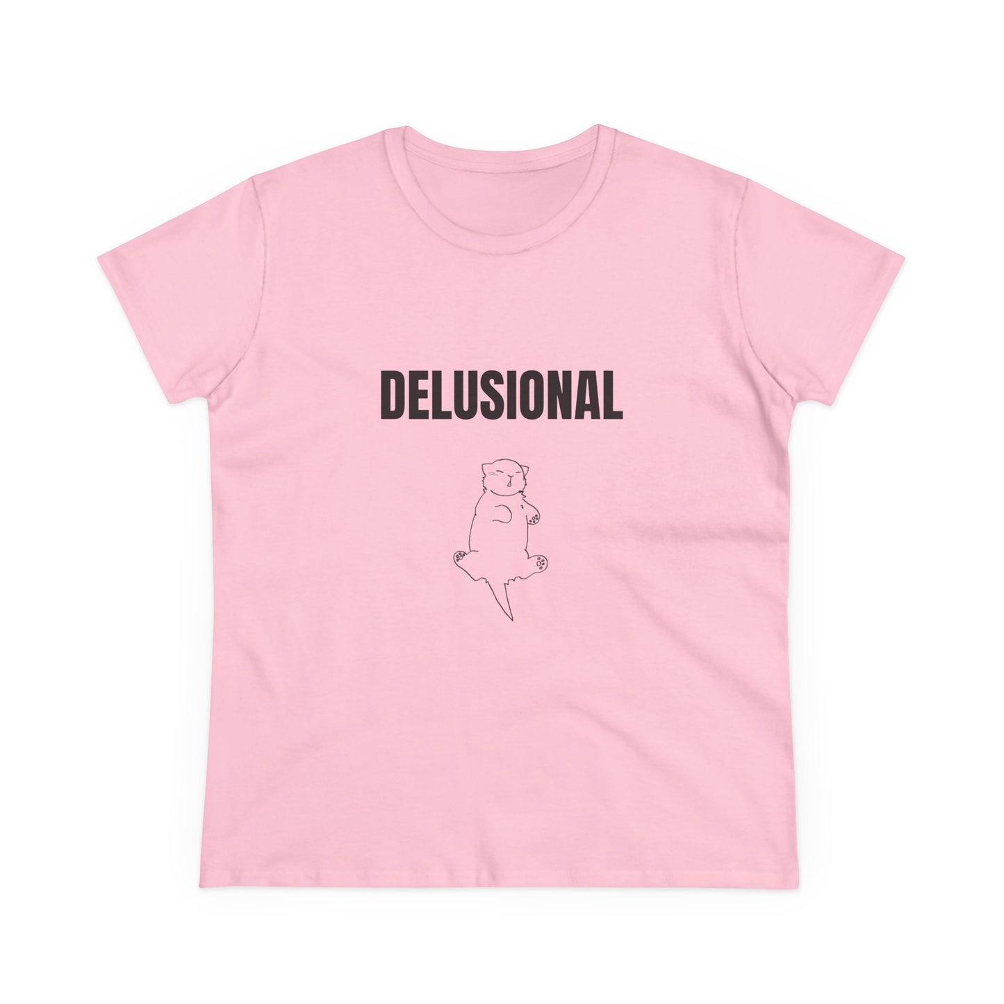 DELUSIONAL - 3/4 Graphic Cotton Tee