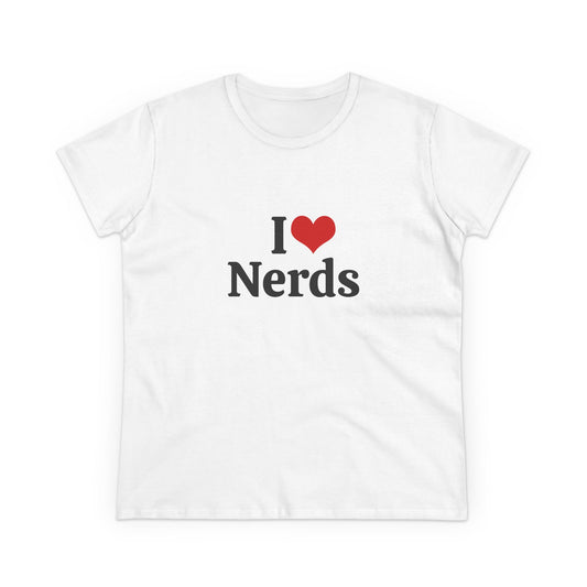 I Love Nerds - Graphic Cotton Tee