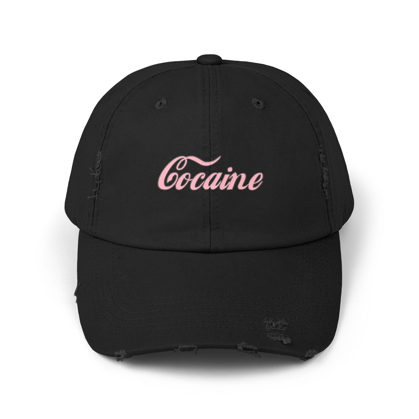 Cocaine - Graphic Unisex Distressed Cap