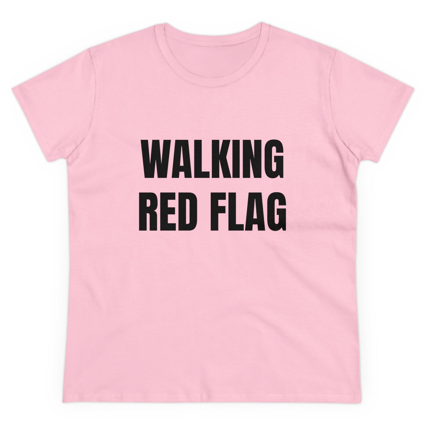 Walking Red Flag - Graphic Cotton Tee