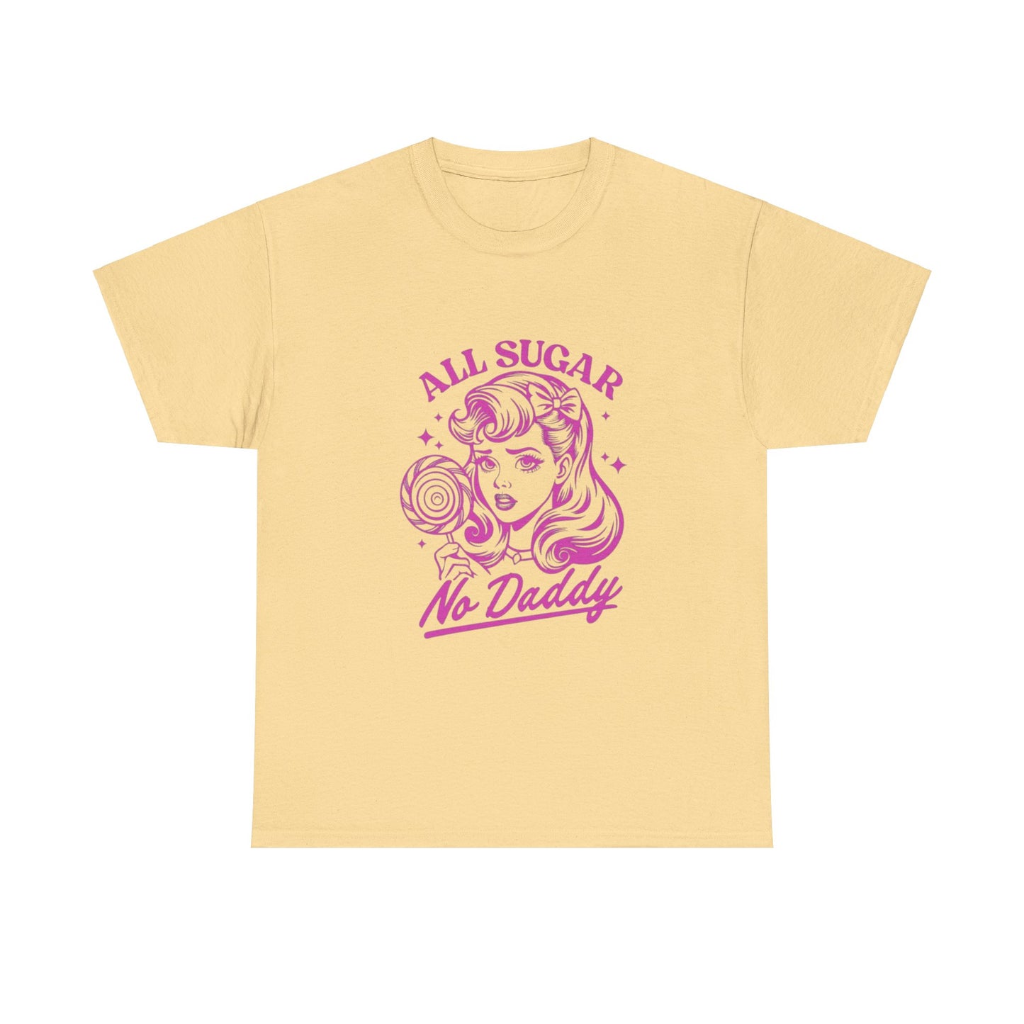 All Sugar, No Daddy - Graphic Unisex Heavy Cotton Tee