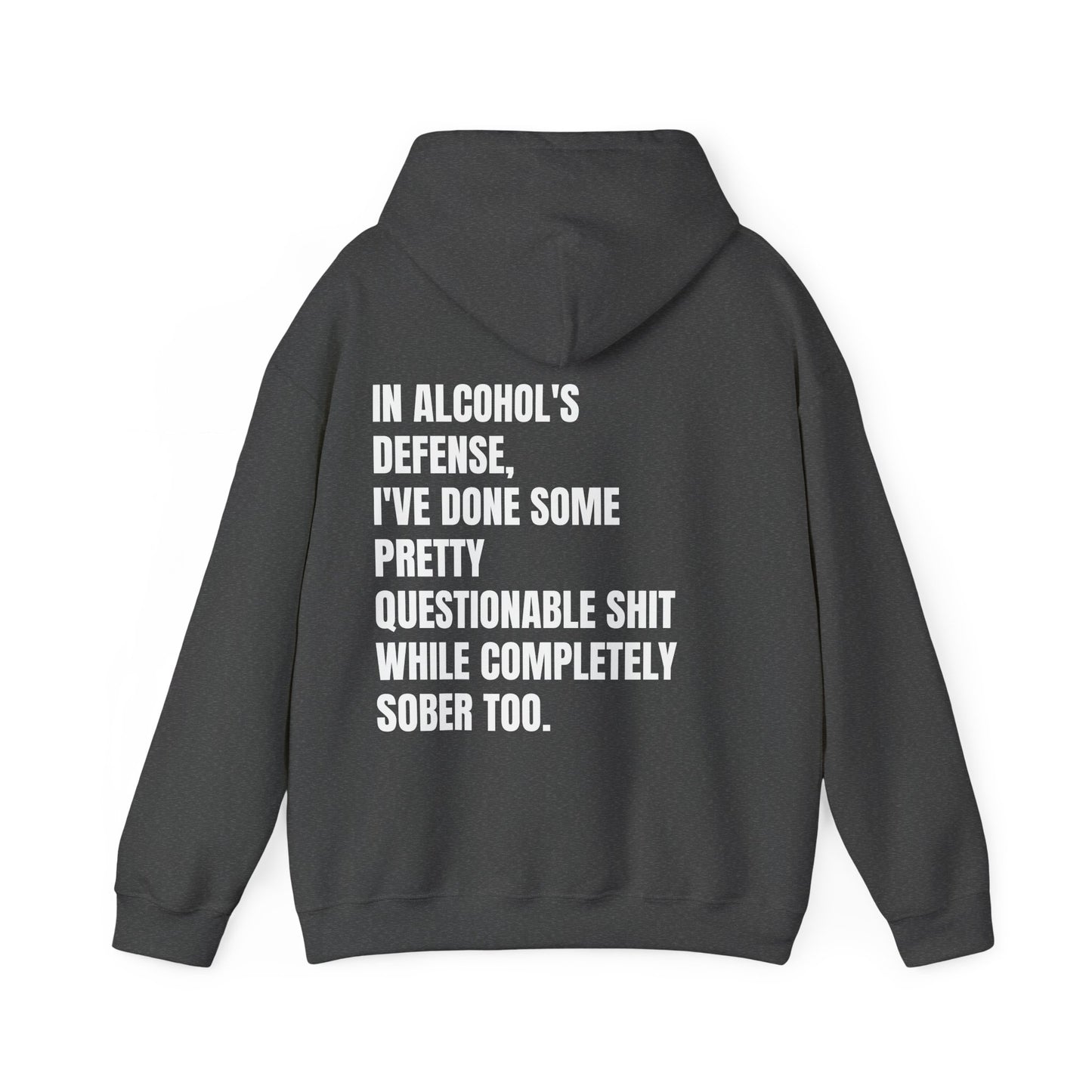 In Alcohol's Defense - Unisex Heavy Blend™ Hooded Sweatshirt