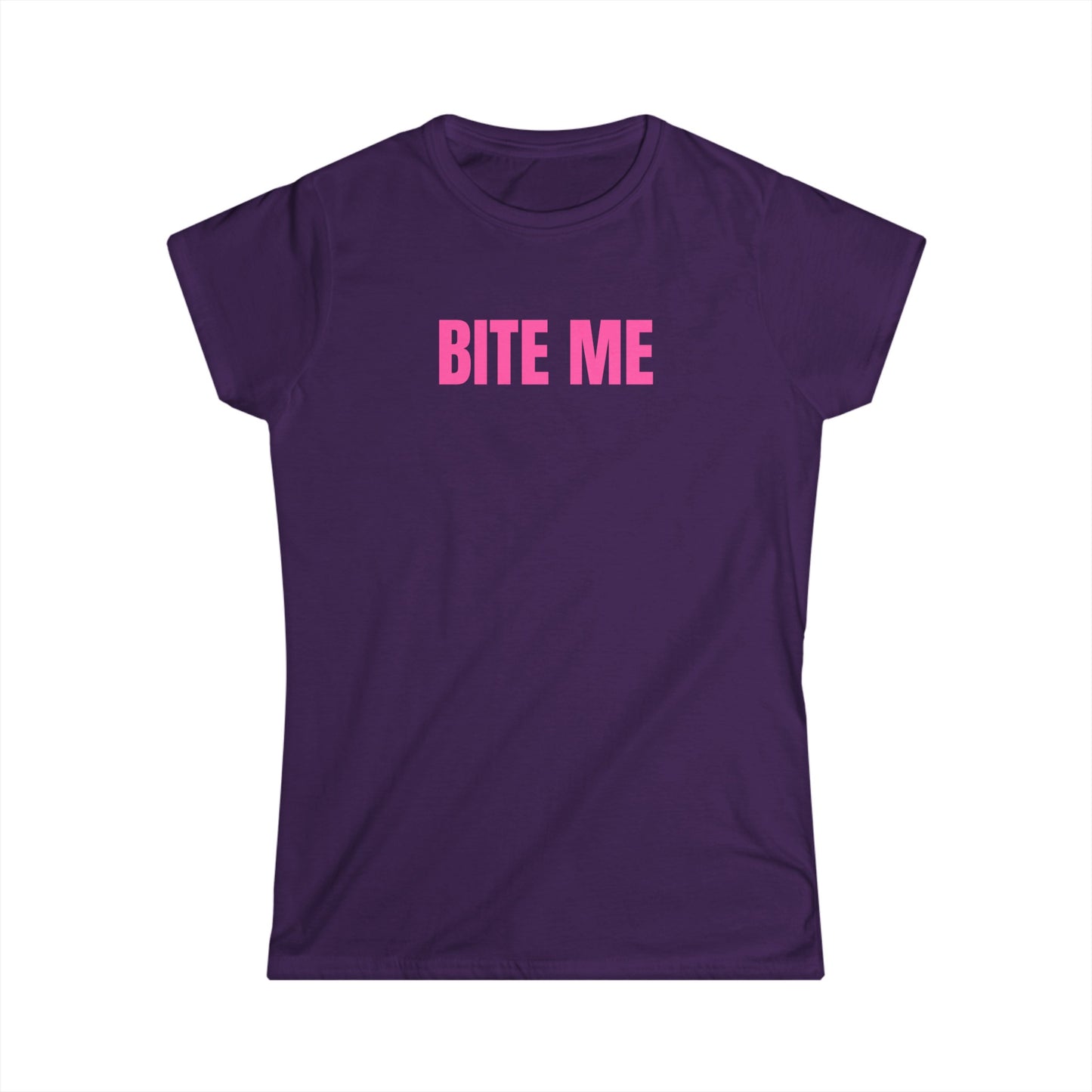 BITE ME - Graphic Softstyle Semi Fitted T-Shirt