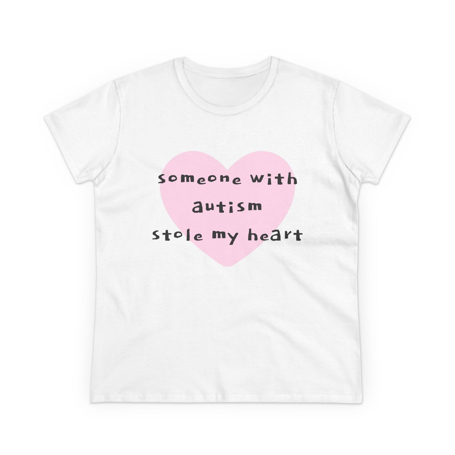 Someone With Autism Stole My Heart Graphic Cotton Tee