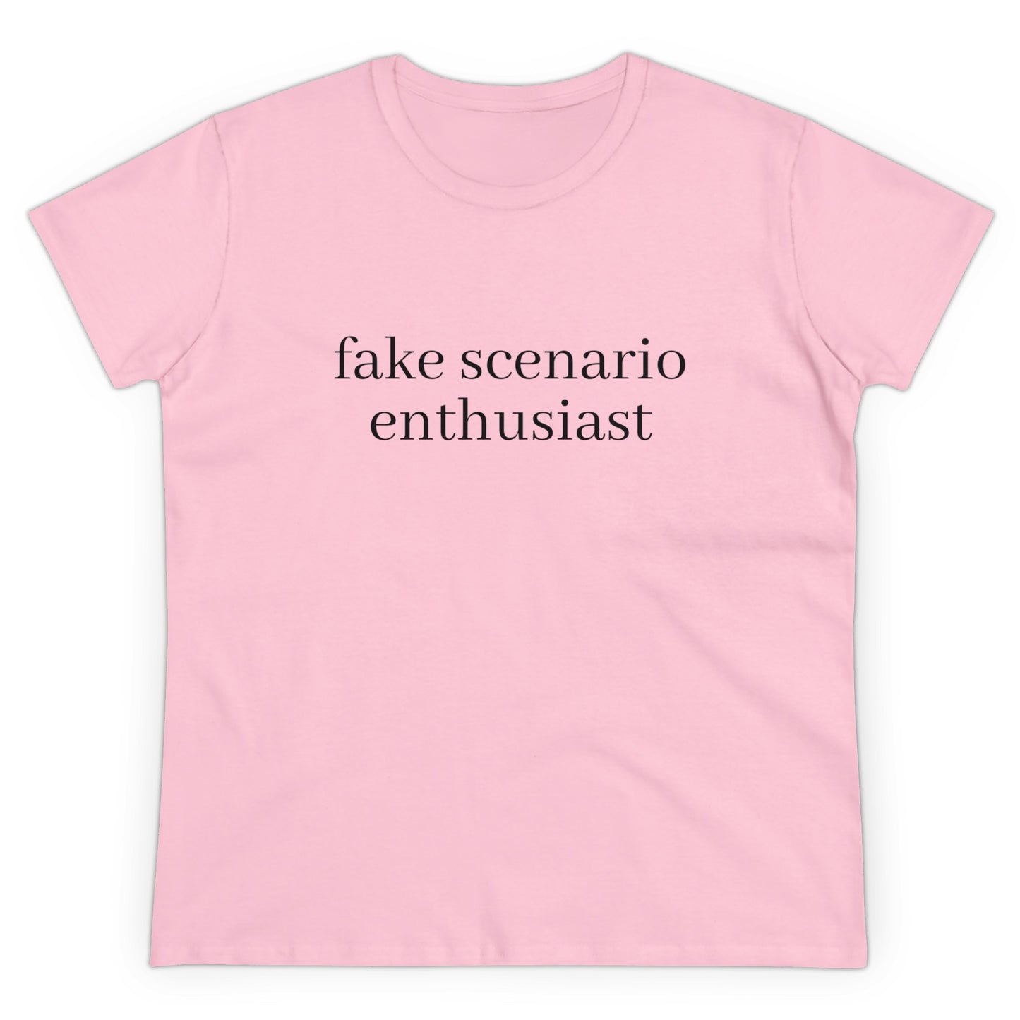 Fake Scenario Enthusiast - Graphic Cotton T-Shirt