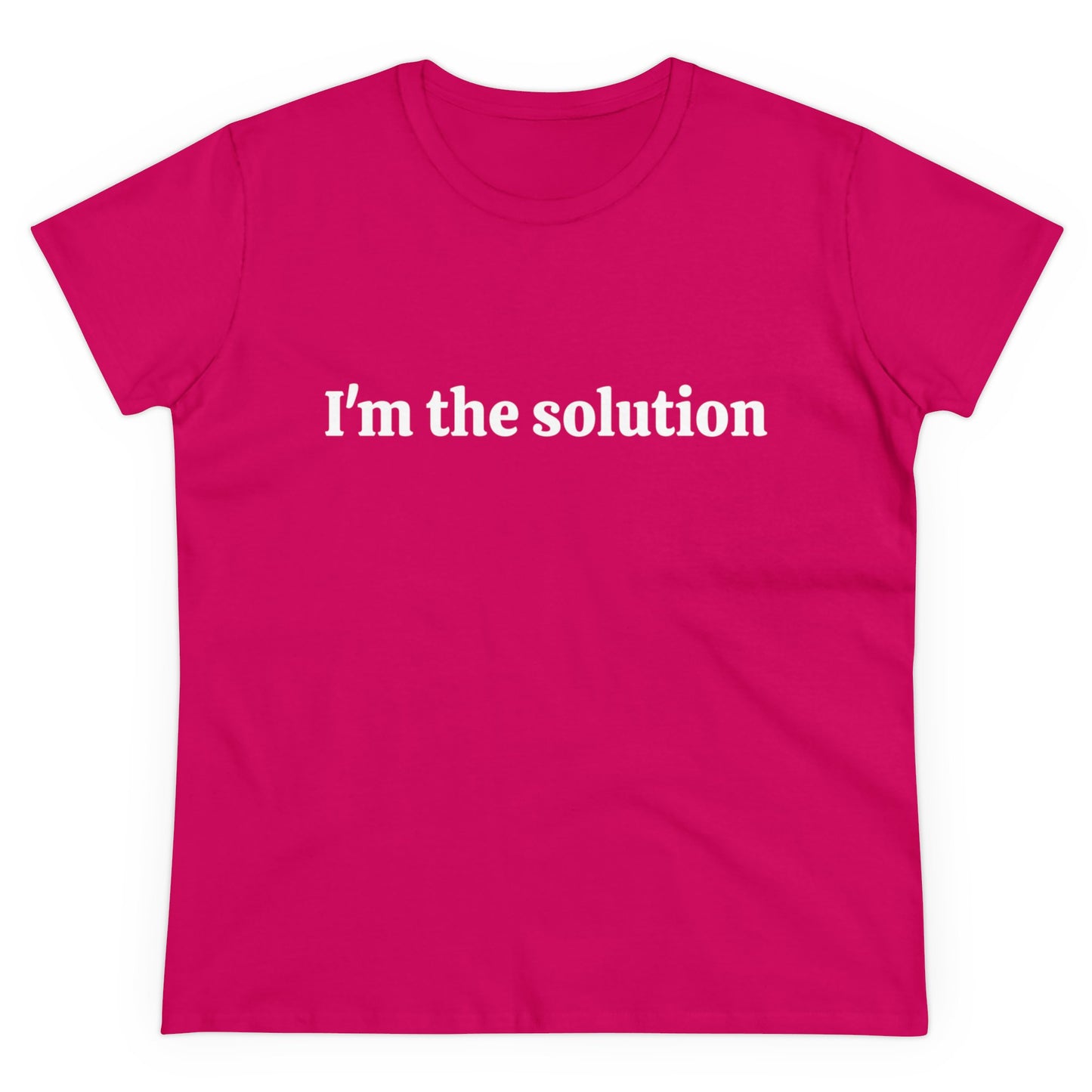 I'm The Solution - Graphic Cotton Tee