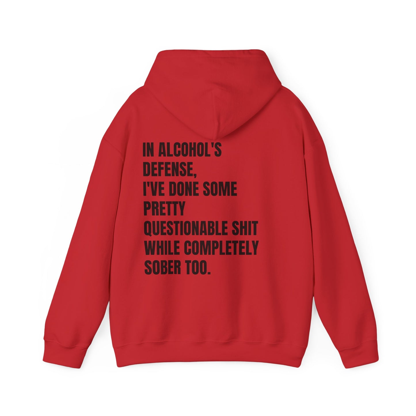 In Alcohol's Defense - Unisex Heavy Blend™ Hooded Sweatshirt