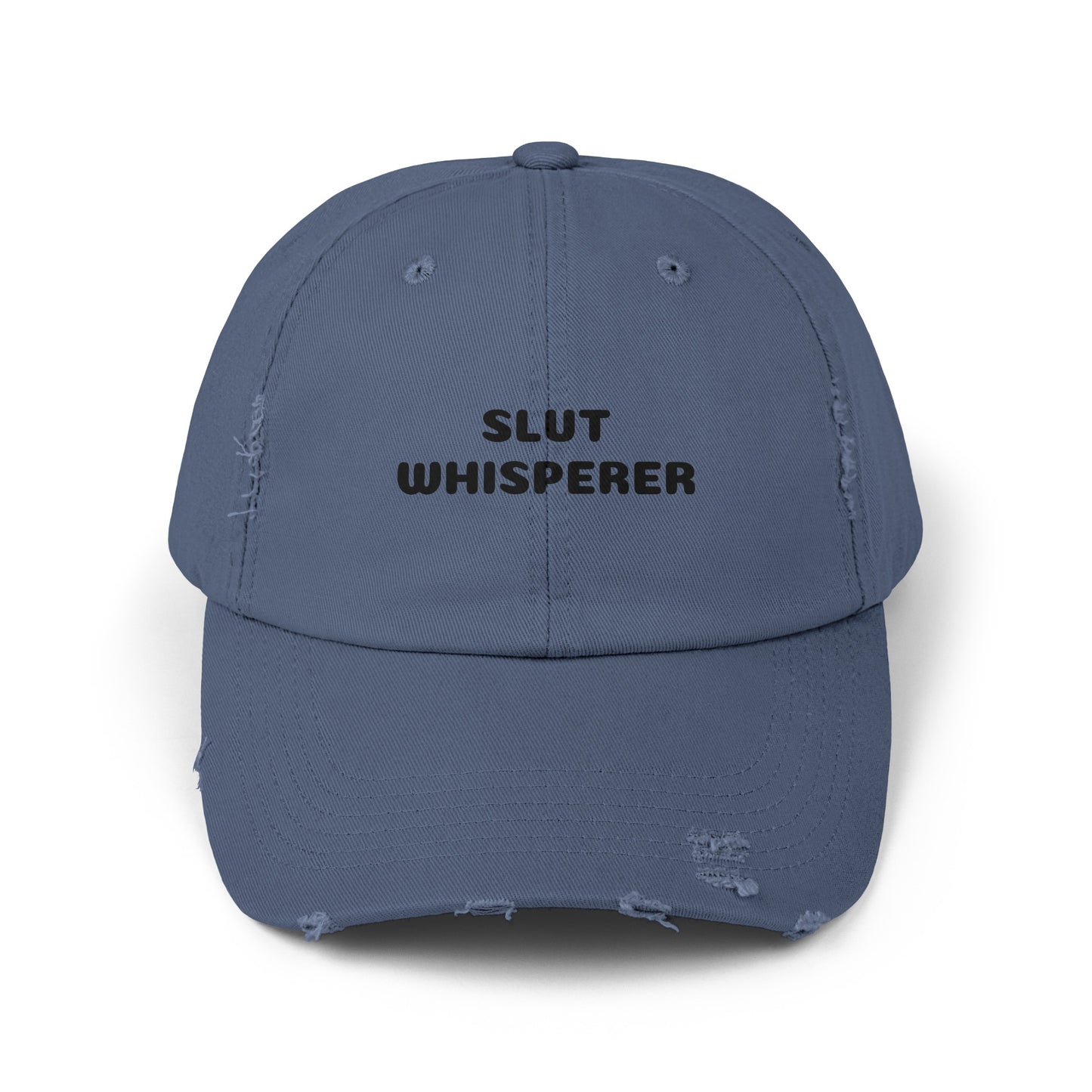 Slut Whisperer Graphic Unisex Distressed Cap