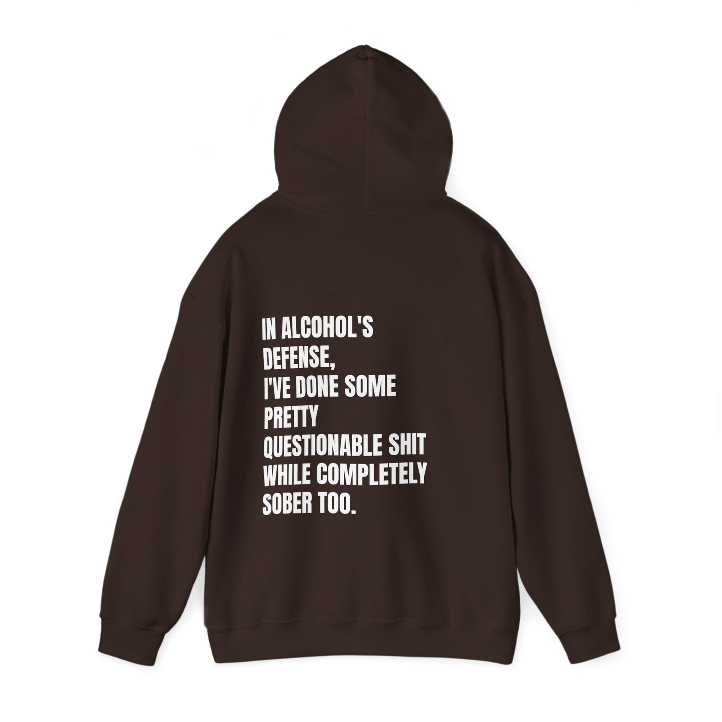 In Alcohol's Defense - Unisex Heavy Blend™ Hooded Sweatshirt