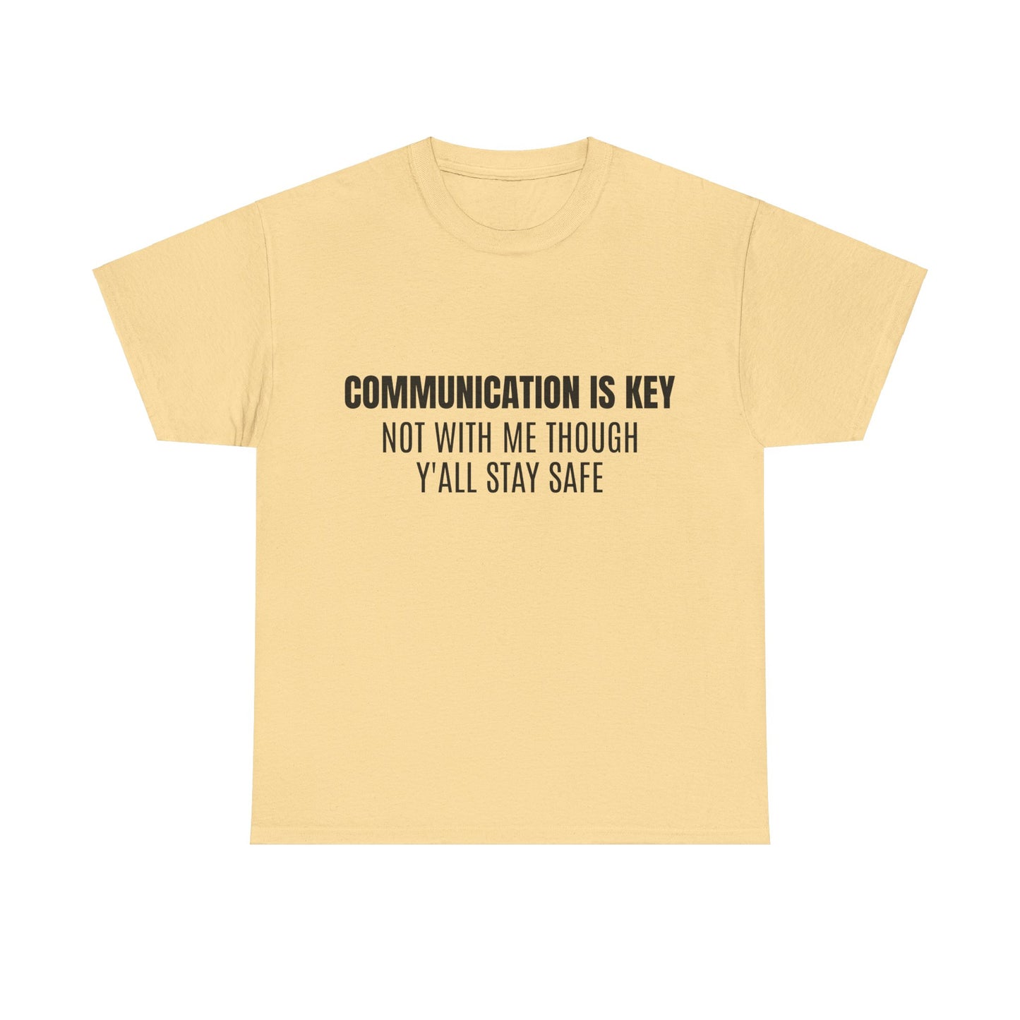 Communication Is Key Graphic Unisex Heavy Cotton Tee