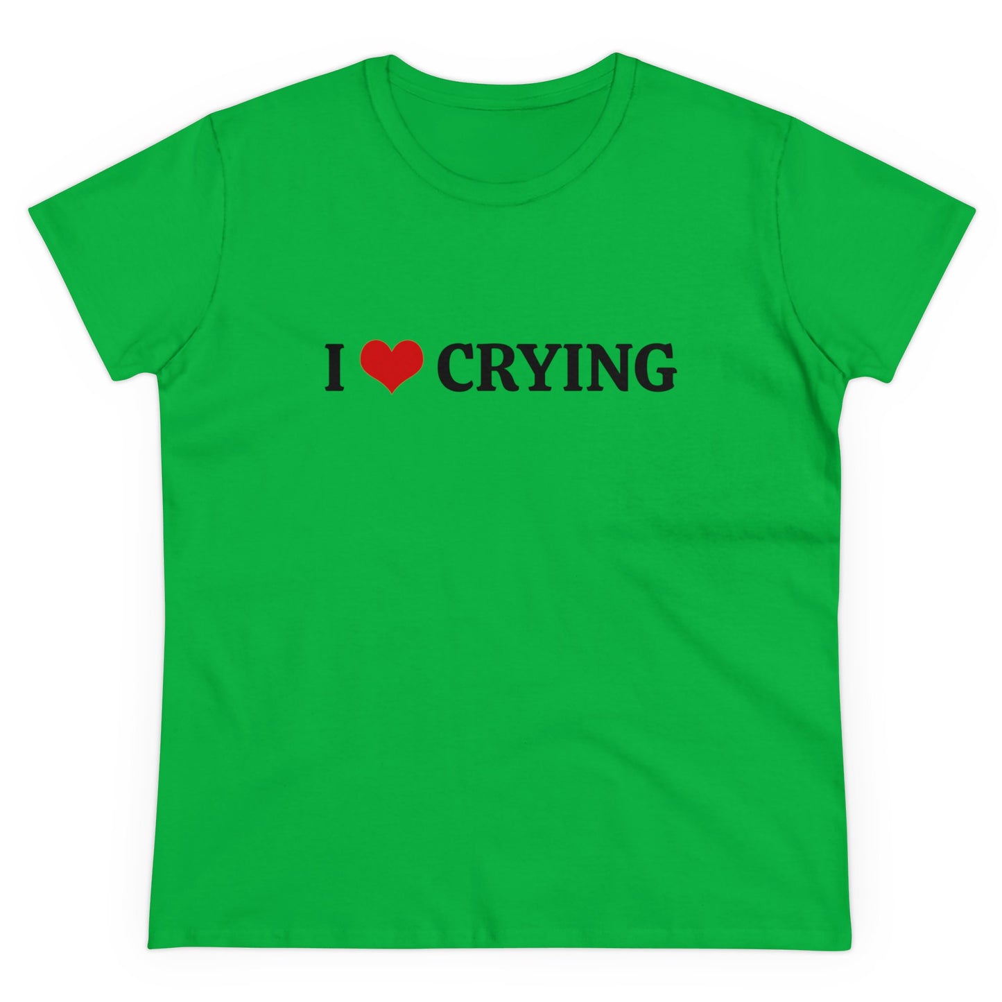 I Love Crying - Graphic Cotton Tee