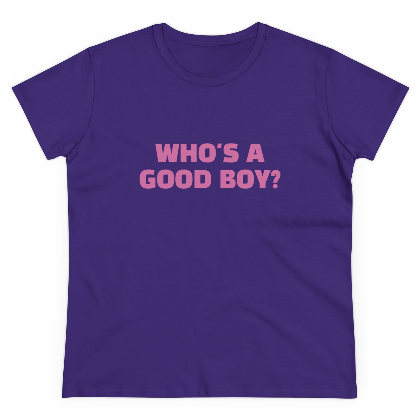 Who's a good boy? - Graphic Cotton T-Shirt