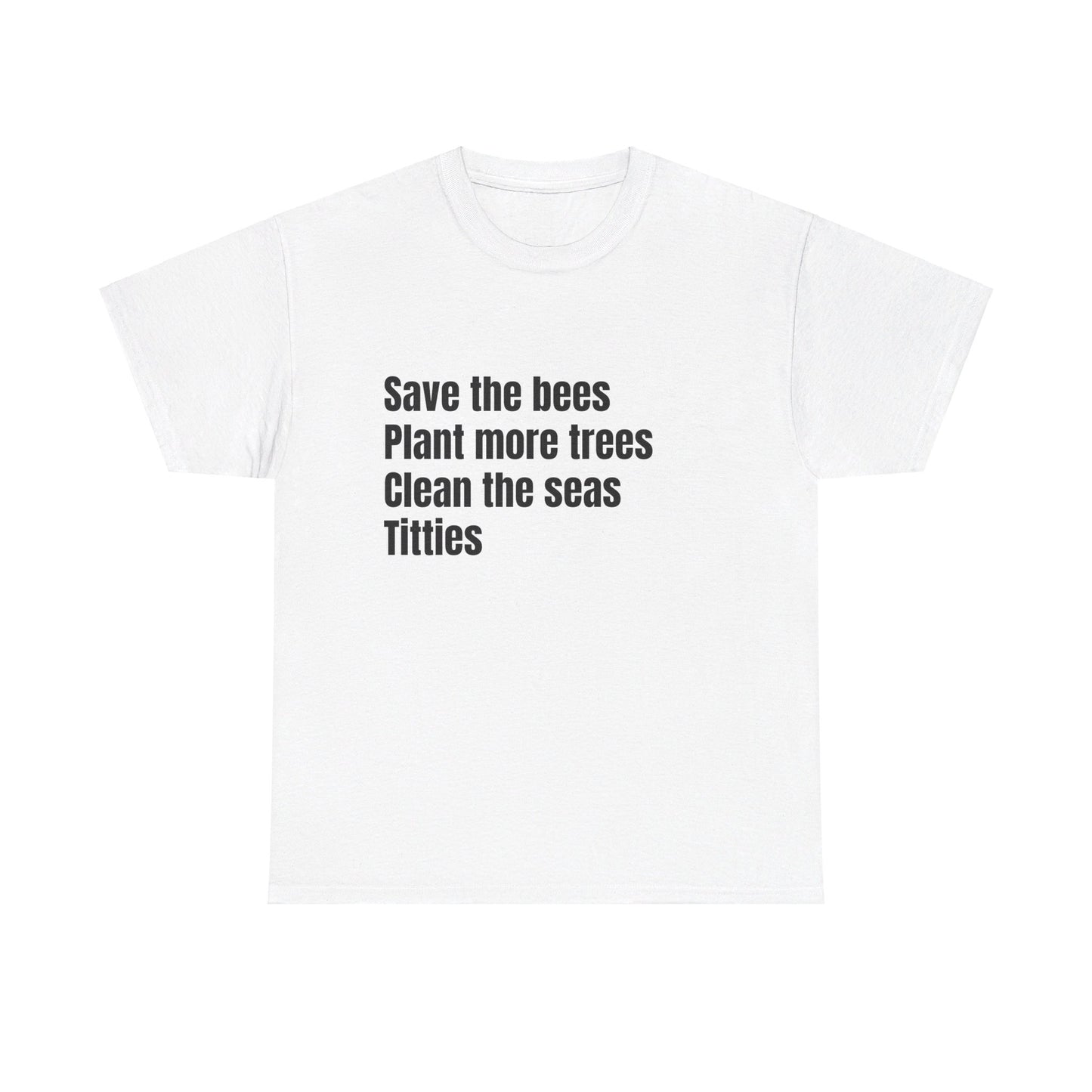 Save The Bees - Graphic Unisex Heavy Cotton Tee