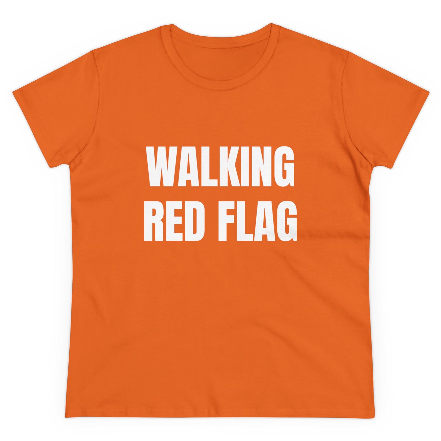 Walking Red Flag - Graphic Cotton Tee