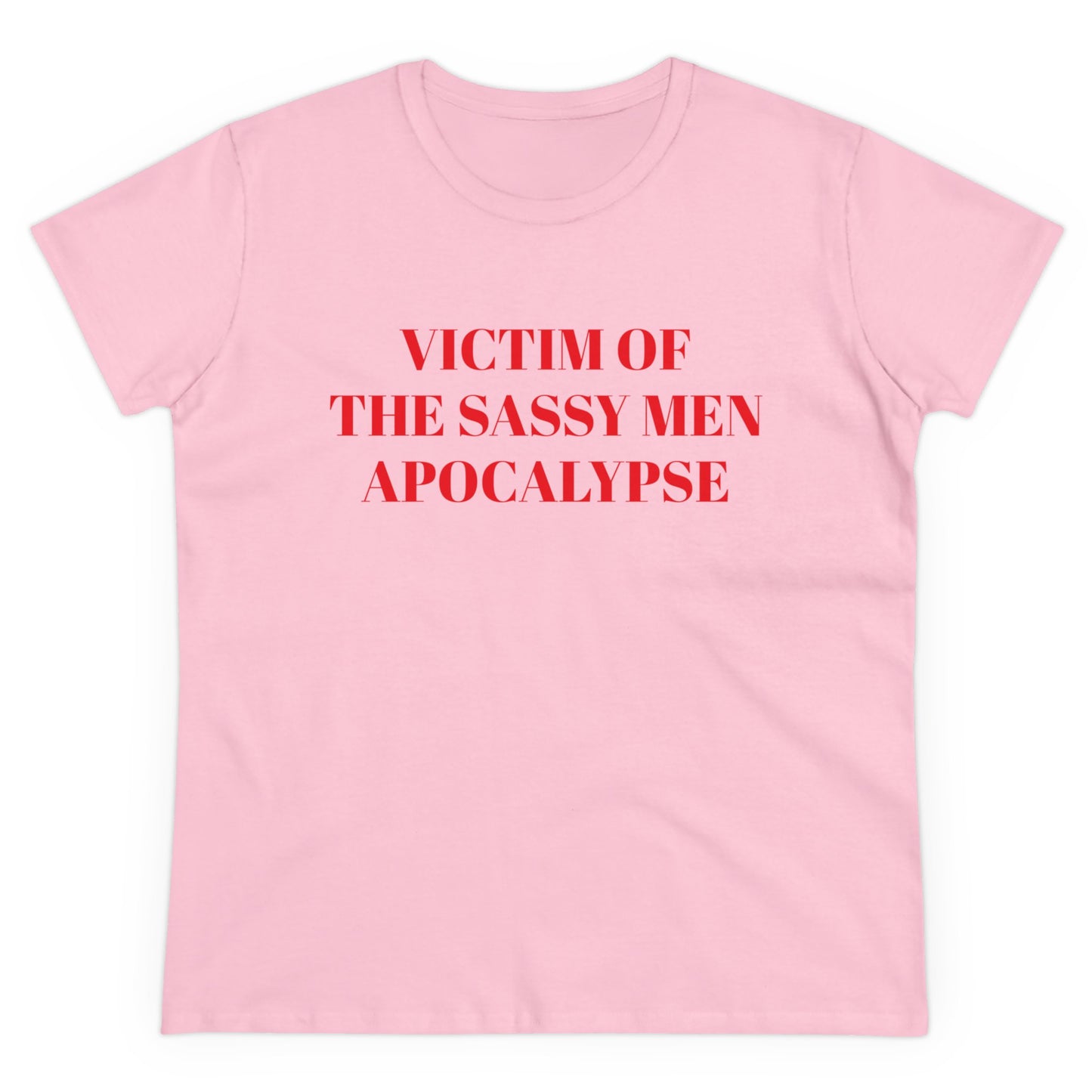 Victim Of The Sassy Men Apocalypse - Graphic Cotton Tee