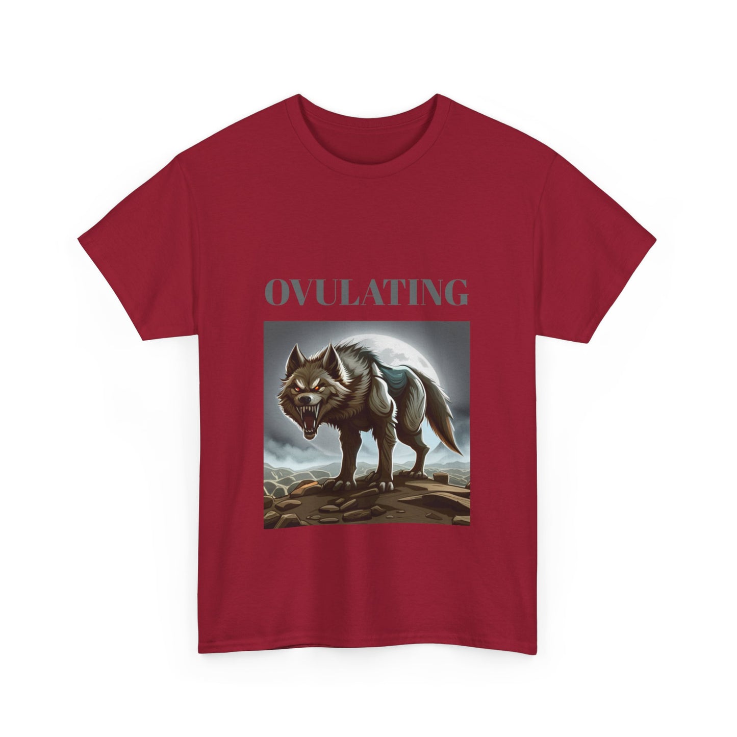 OVULATING - Graphic Unisex Heavy Cotton Tee