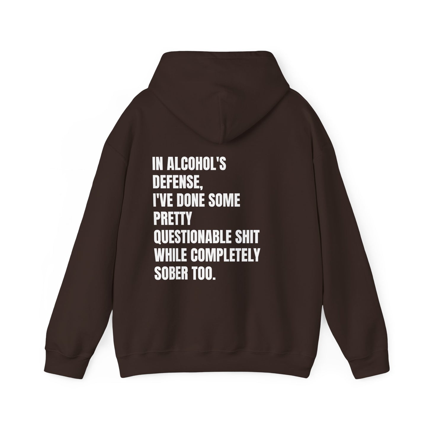 In Alcohol's Defense - Unisex Heavy Blend™ Hooded Sweatshirt