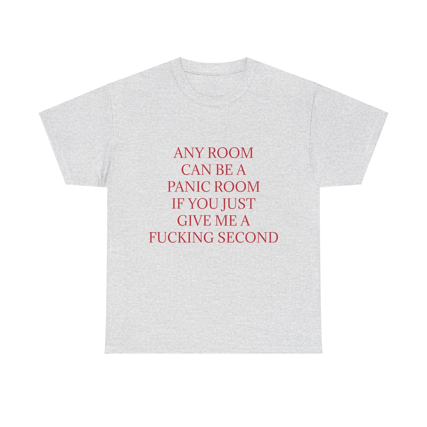 Panic Room - Graphic Adult Humour Unisex Cotton T-Shirt