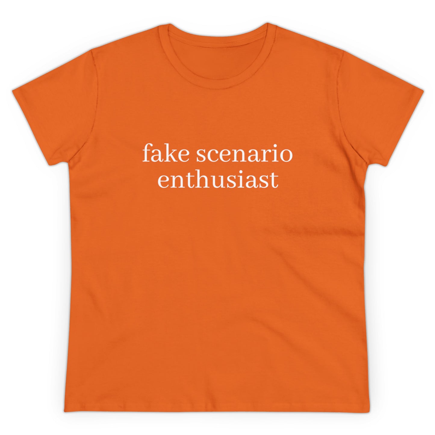 Fake Scenario Enthusiast - Graphic Cotton T-Shirt