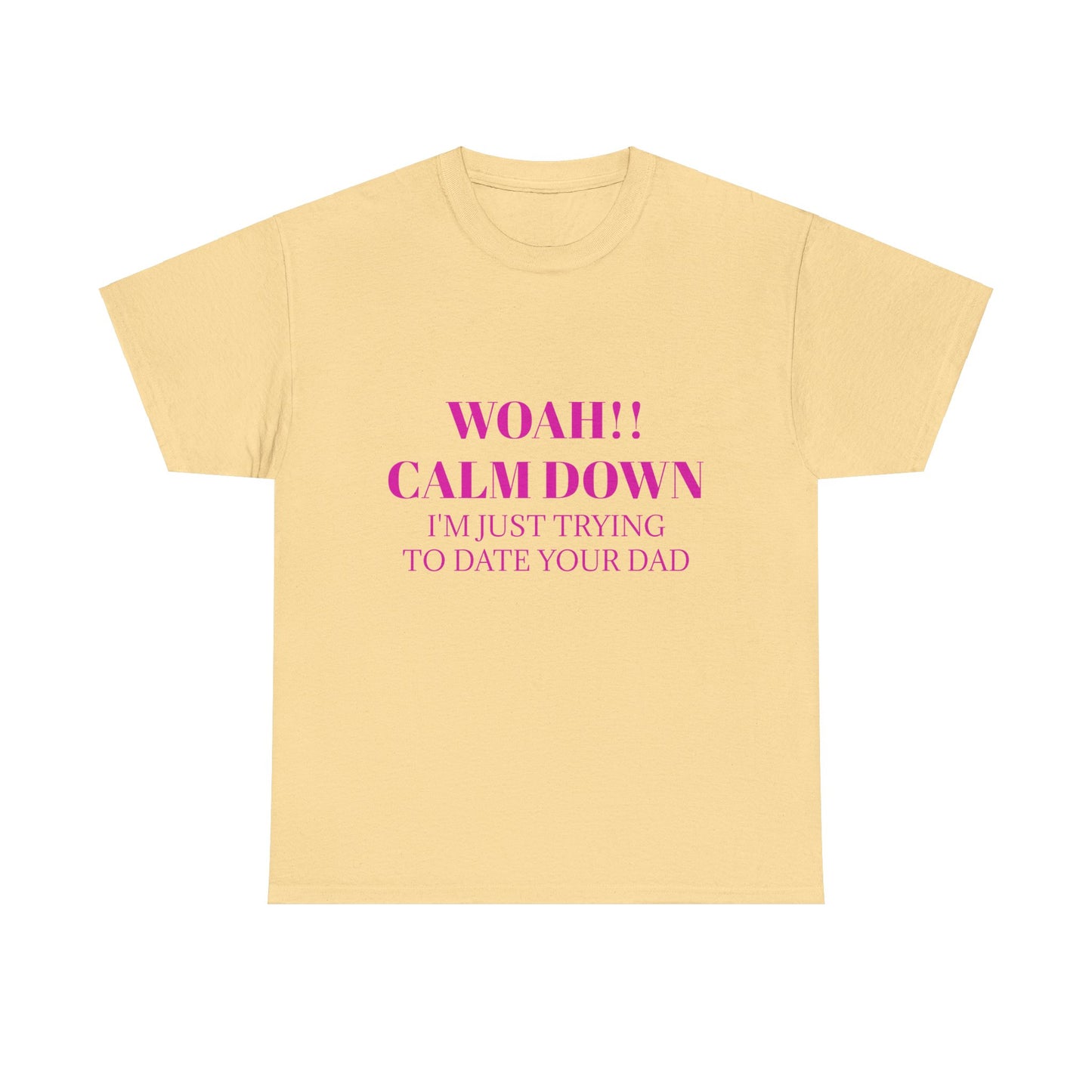 CALM DOWN - Graphic Unisex Heavy Cotton Tee