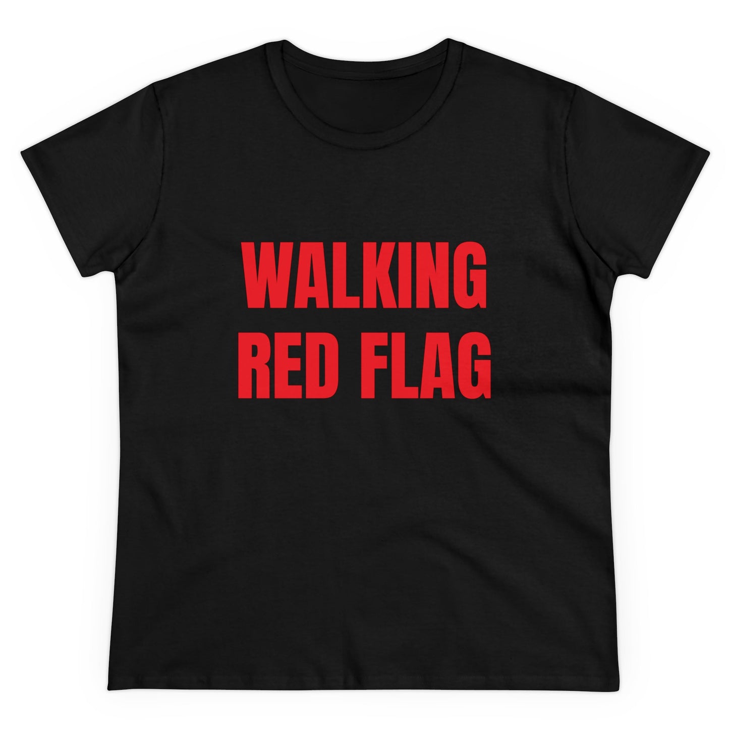 Walking Red Flag - Graphic Cotton Tee