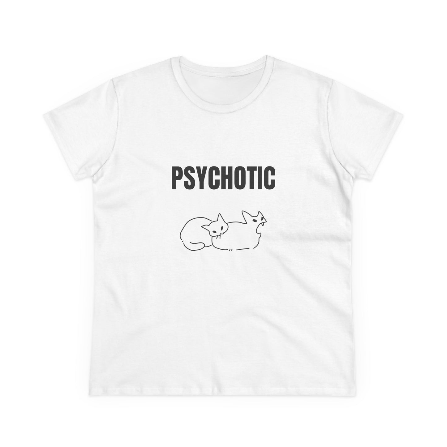 PSYCHOTIC - 4/4 Graphic Cotton Tee