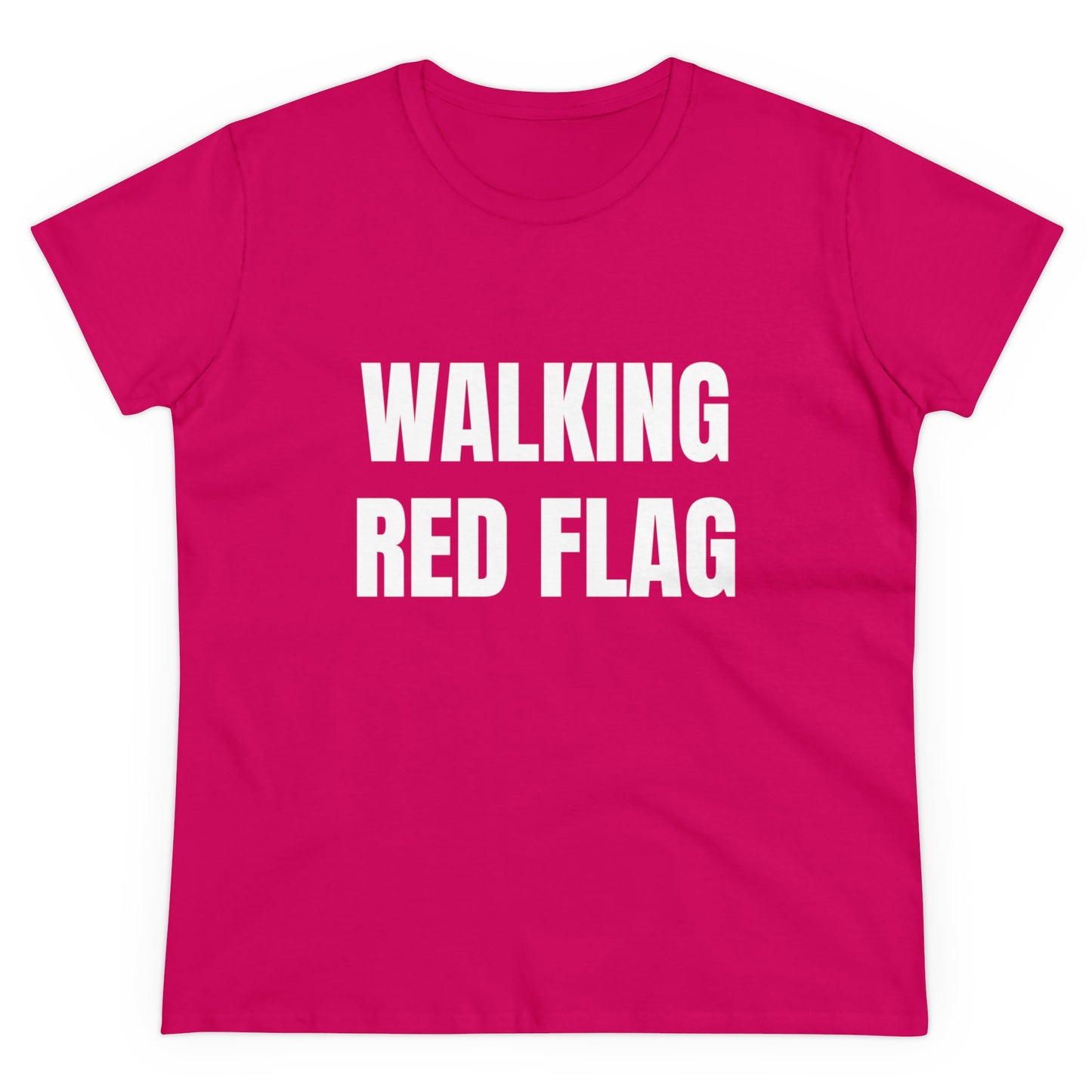 Walking Red Flag - Graphic Cotton Tee