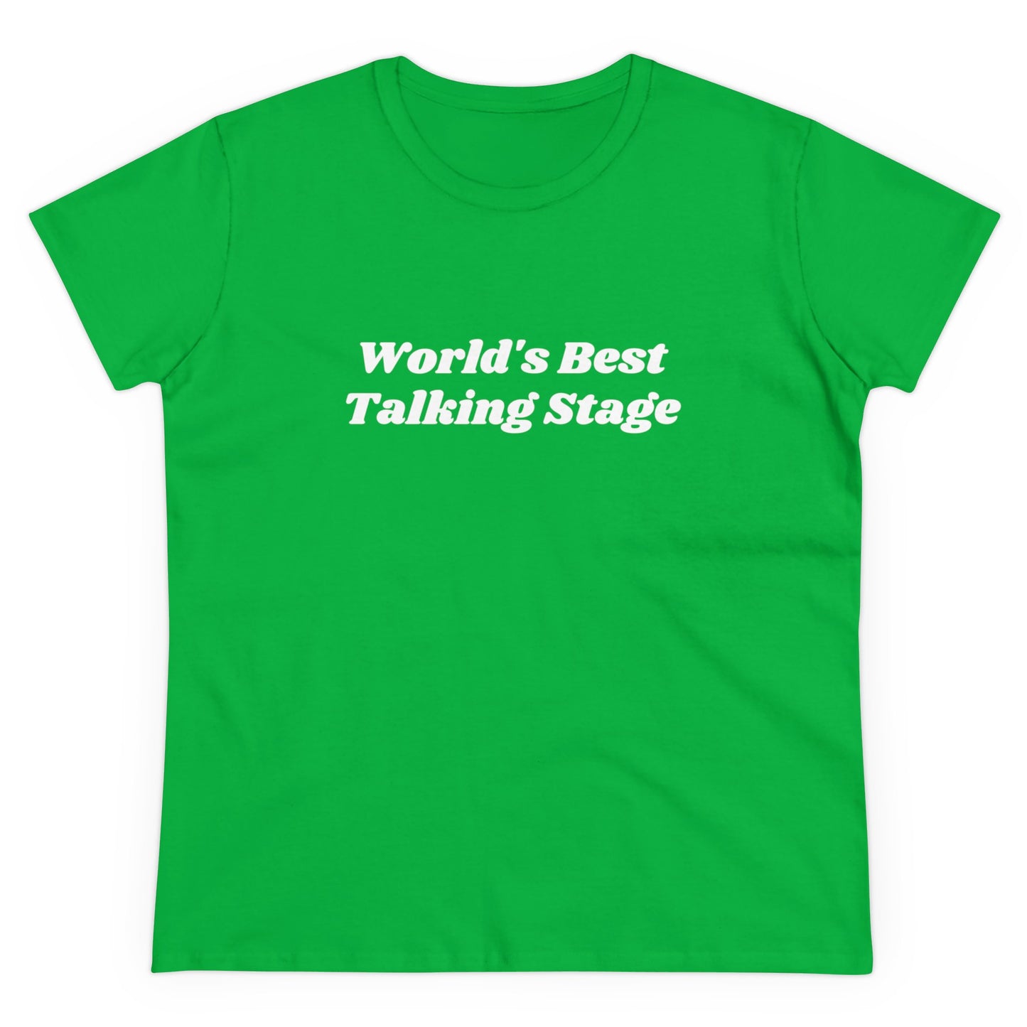 Worlds Best Talking Stage Graphic Cotton Tee