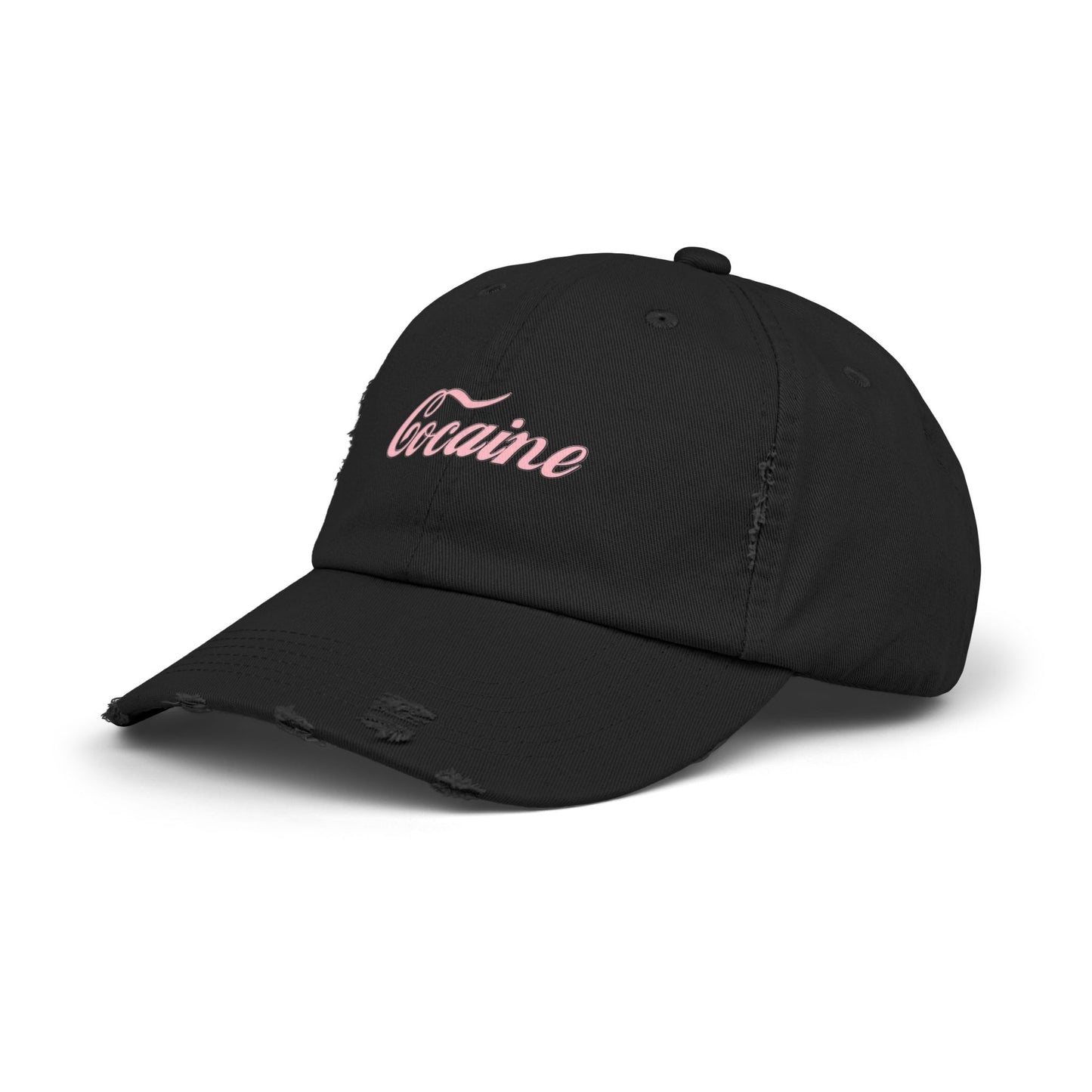 Cocaine - Graphic Unisex Distressed Cap