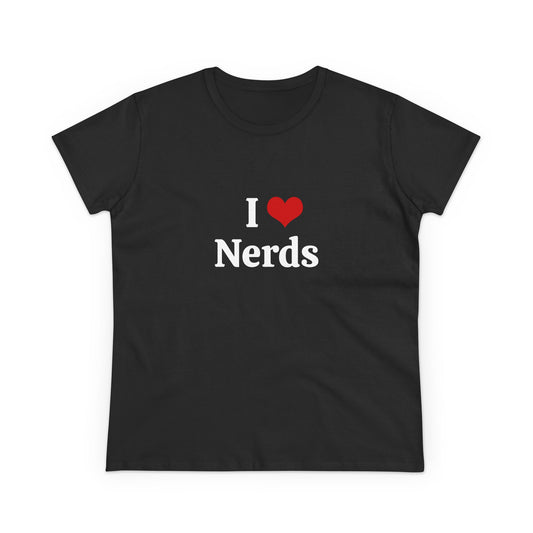 I Love Nerds - Graphic Cotton Tee