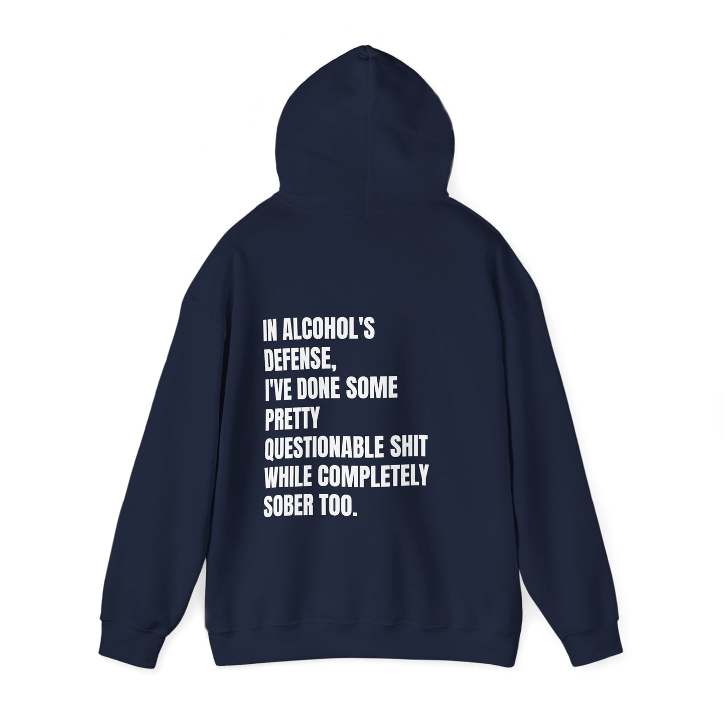 In Alcohol's Defense - Unisex Heavy Blend™ Hooded Sweatshirt