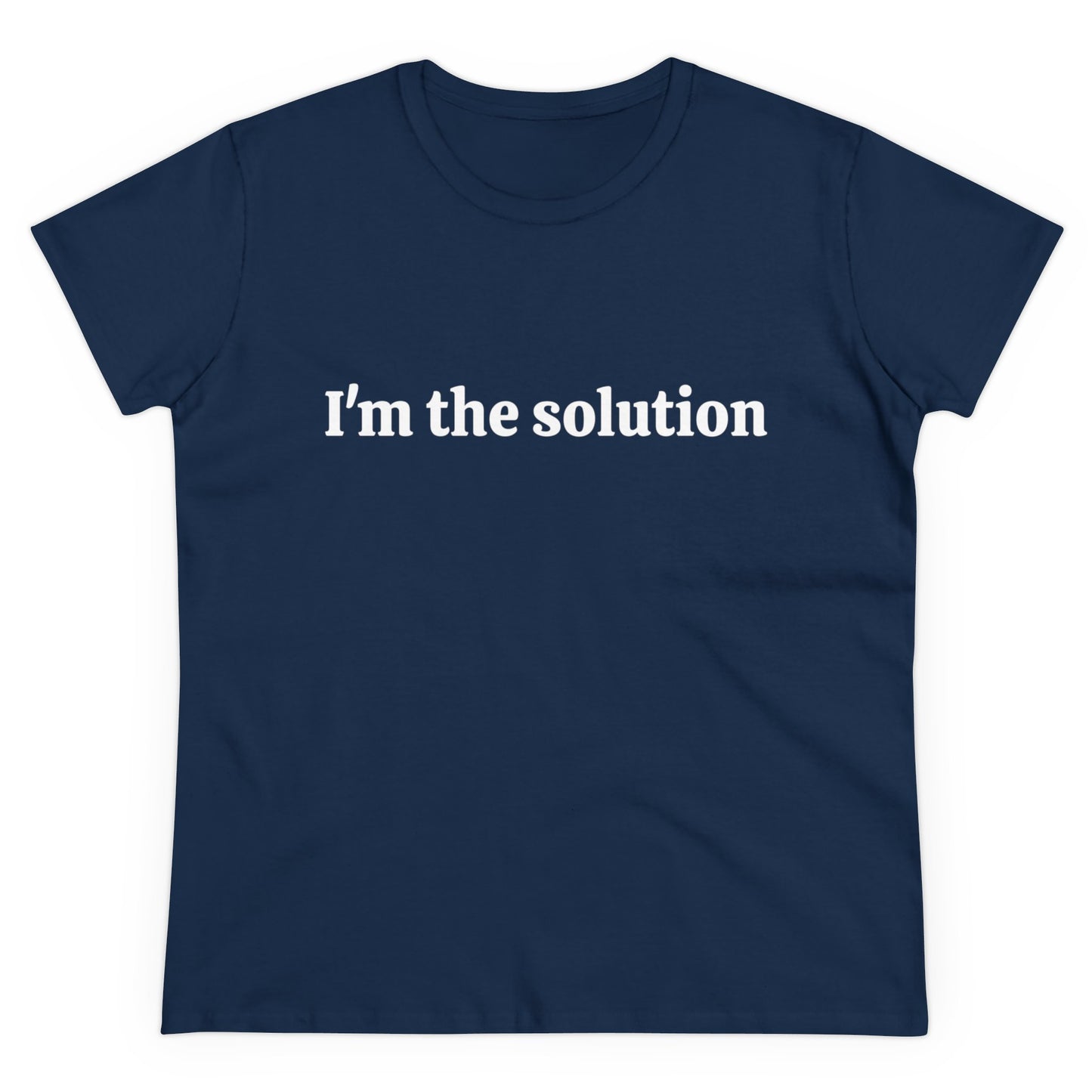 I'm The Solution - Graphic Cotton Tee