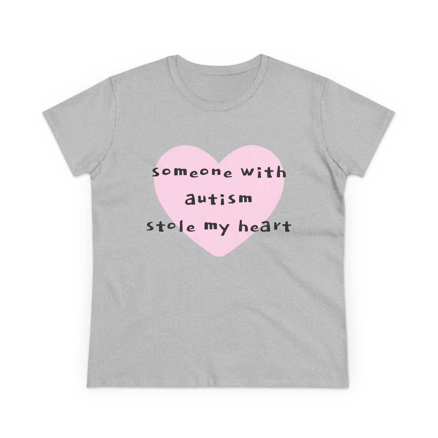 Someone With Autism Stole My Heart Graphic Cotton Tee