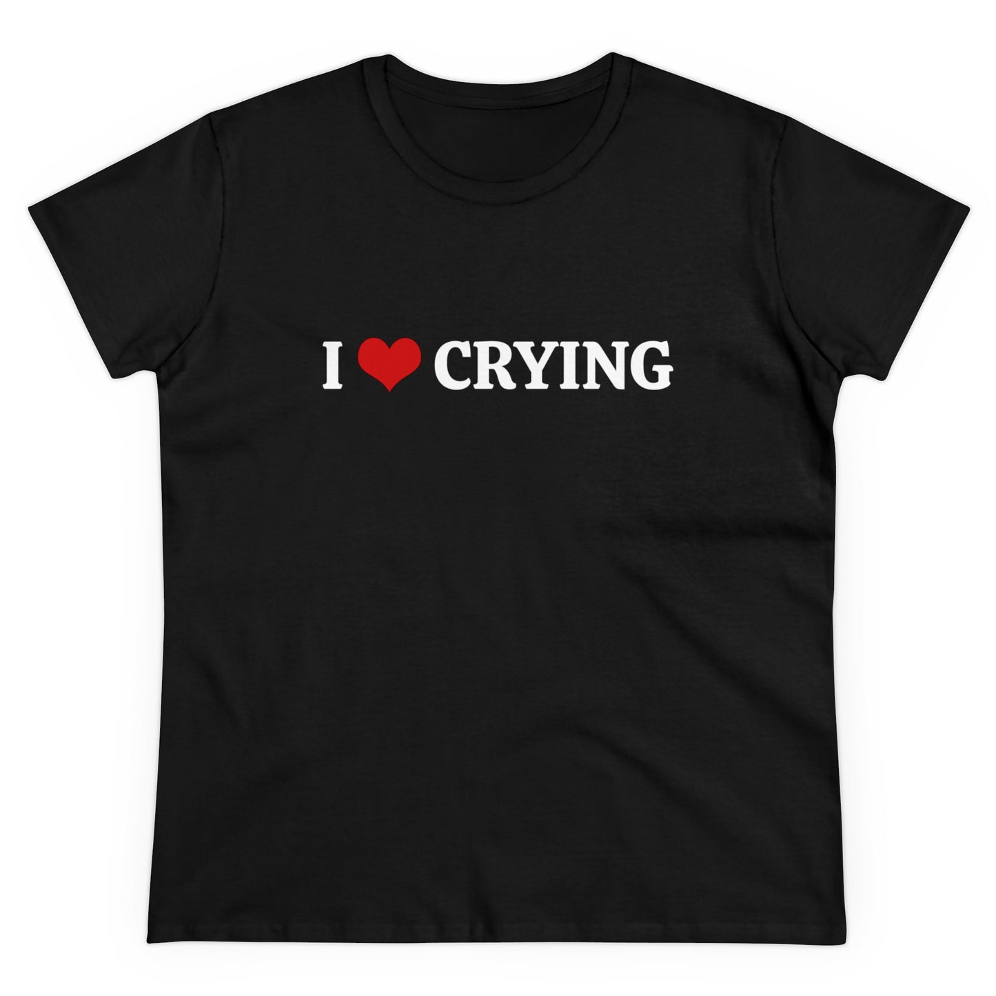 I Love Crying - Graphic Cotton Tee