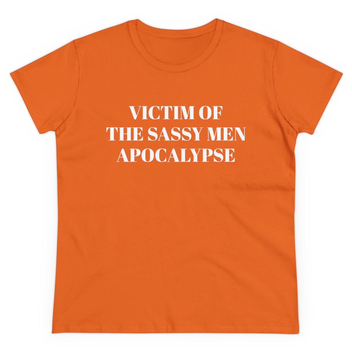 Victim Of The Sassy Men Apocalypse - Graphic Cotton Tee