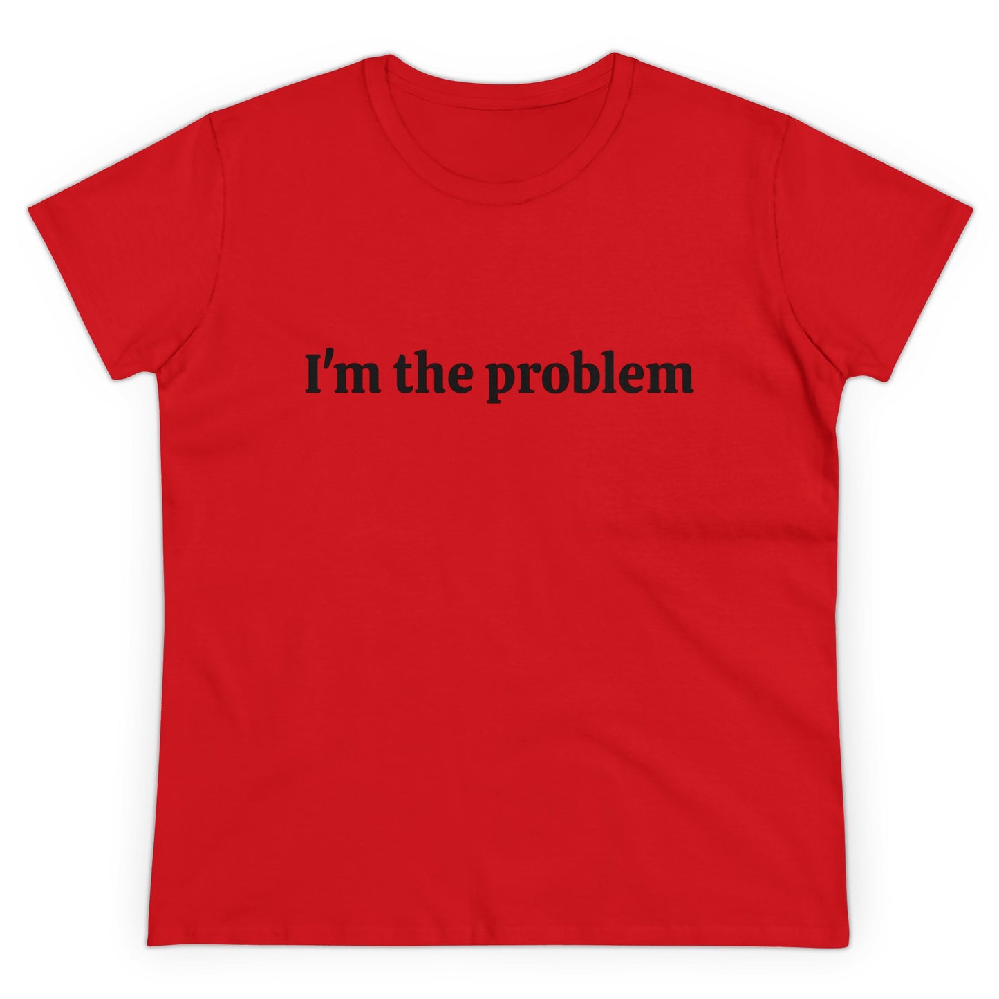 I'm The Problem - Graphic Black Unisex Cotton Tee