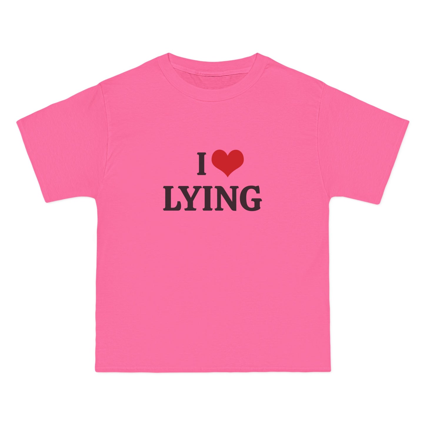 I Love Lying - Graphic Beefy-T®  Short-Sleeve T-Shirt