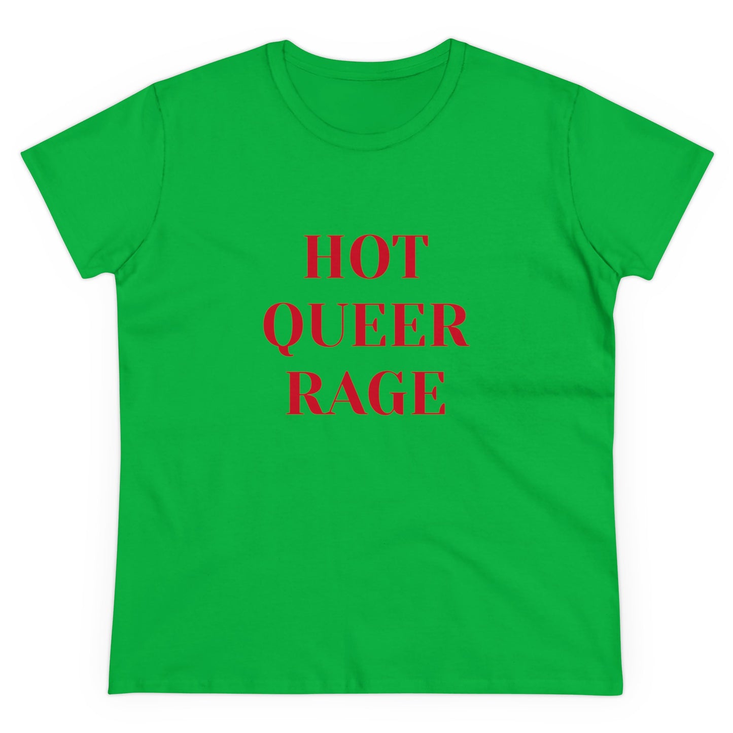 HOT QUEER RAGE Graphic Cotton Tee