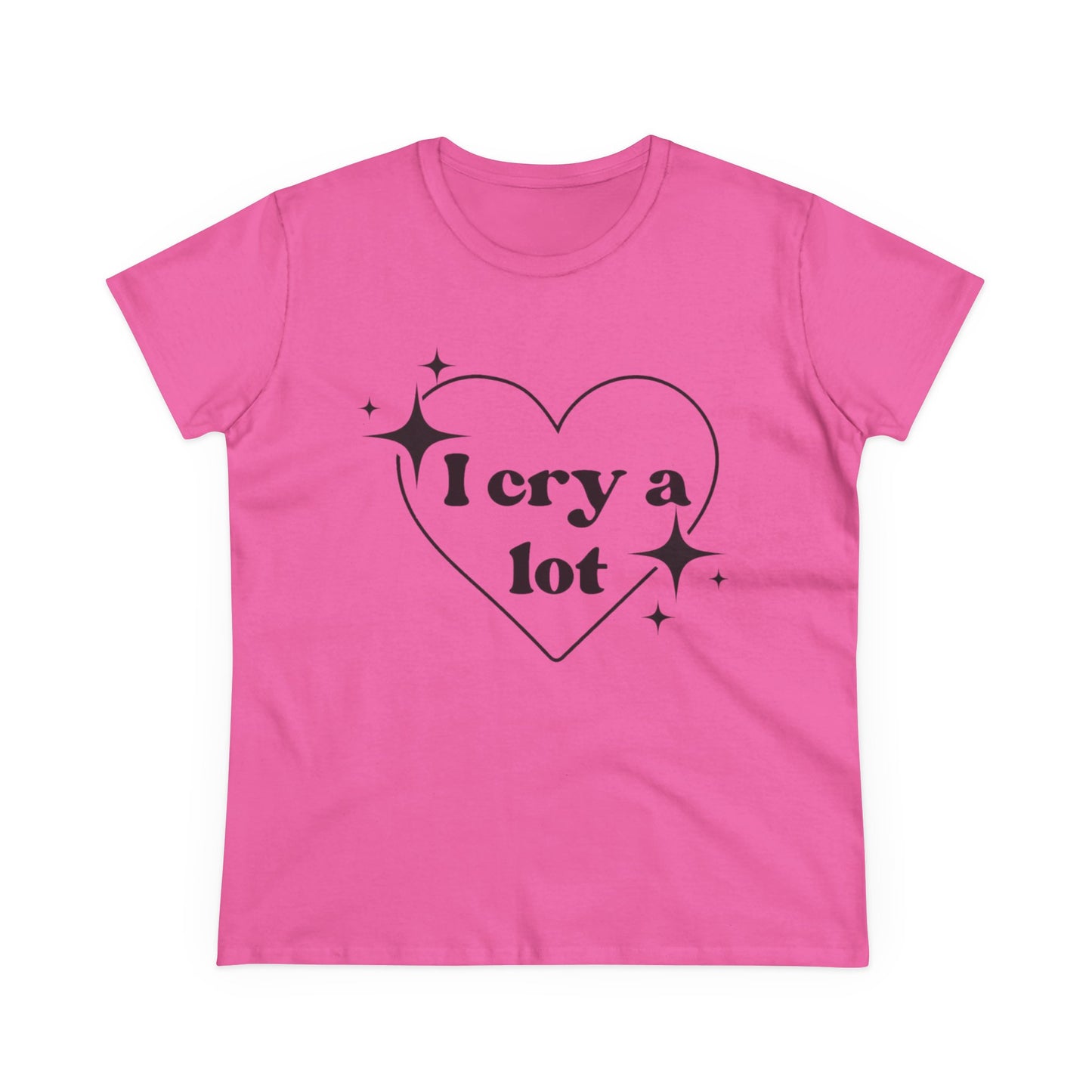 I Cry A Lot - Graphic CryBaby Cotton Tee