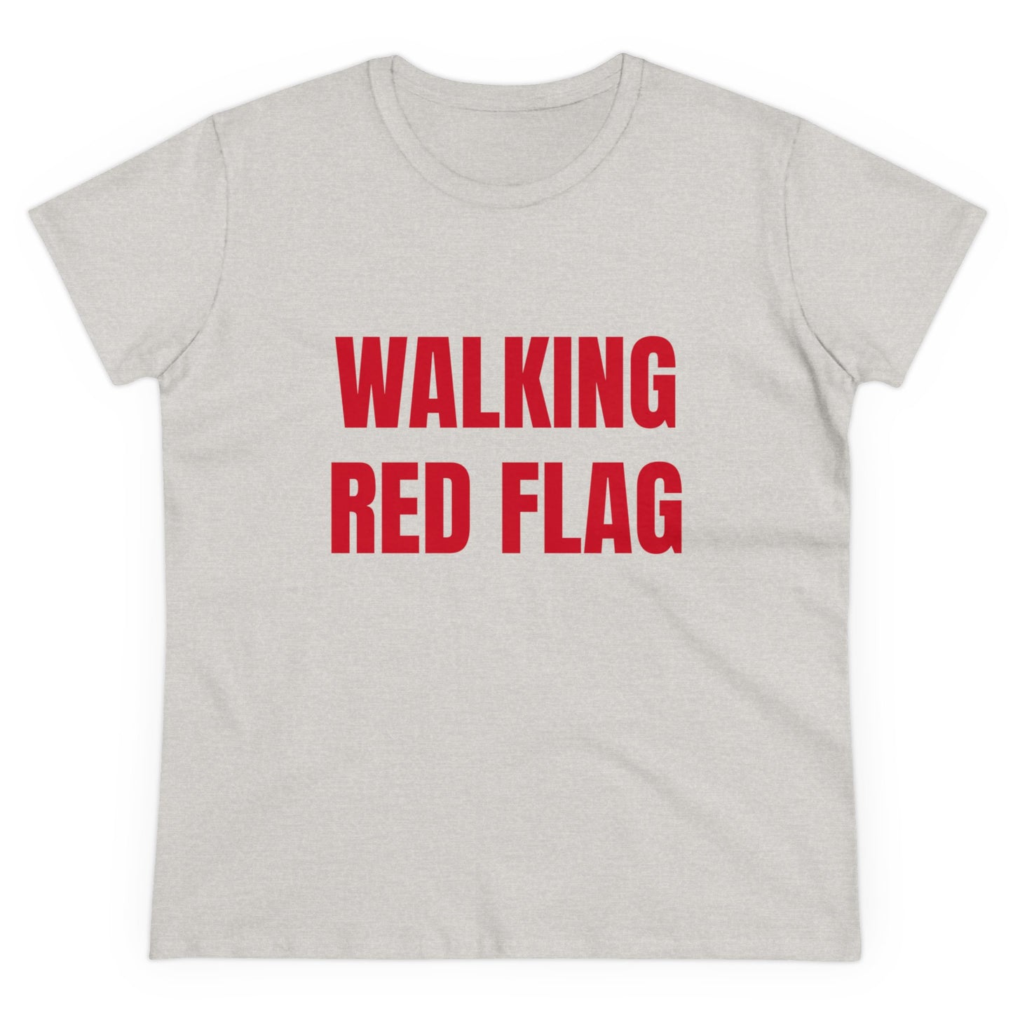 Walking Red Flag - Graphic Cotton Tee