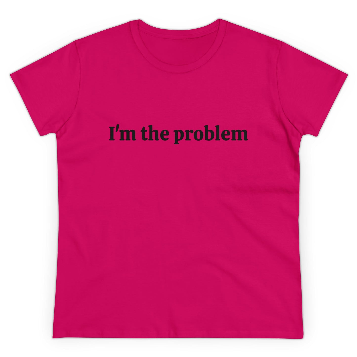 I'm The Problem - Graphic Black Unisex Cotton Tee