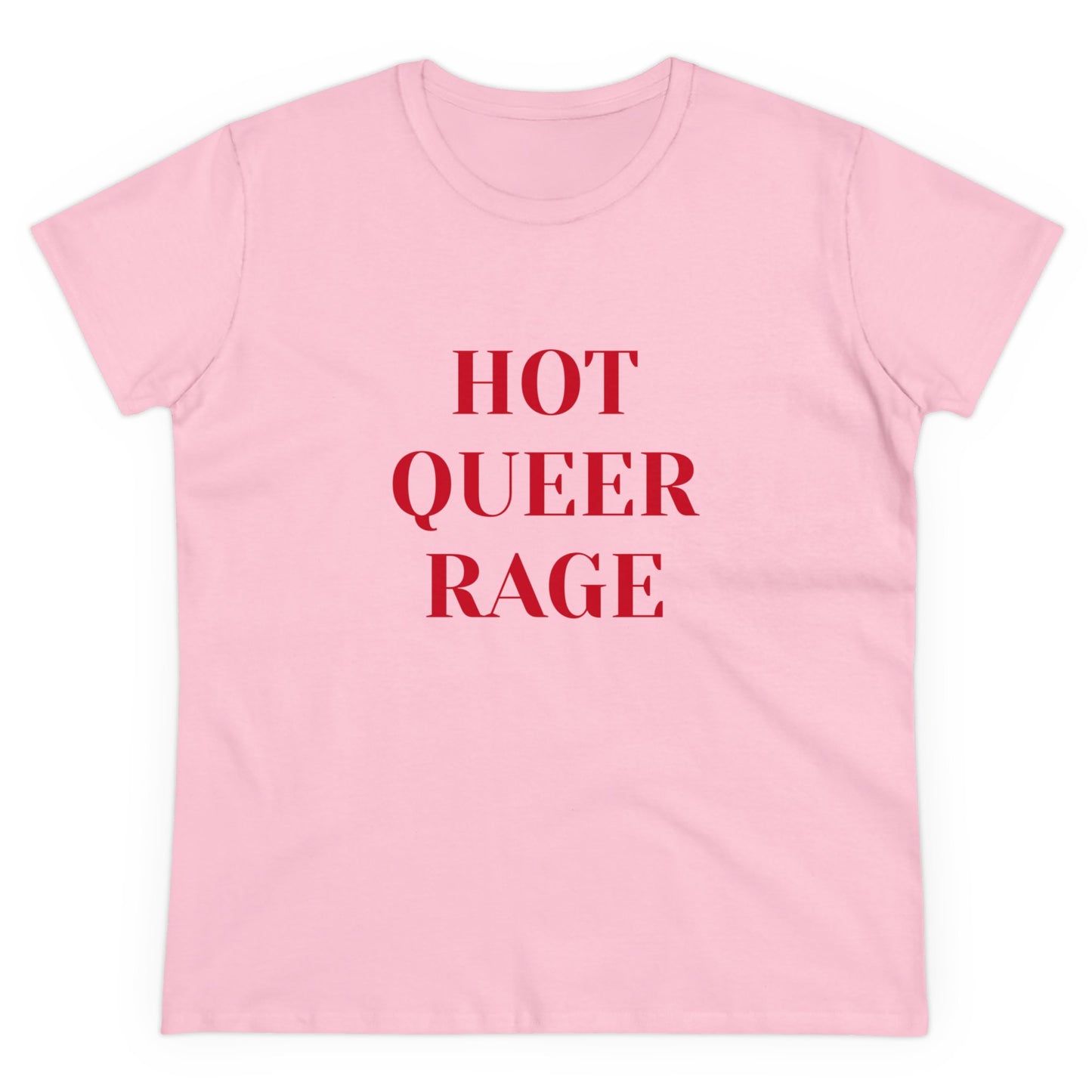 HOT QUEER RAGE Graphic Cotton Tee